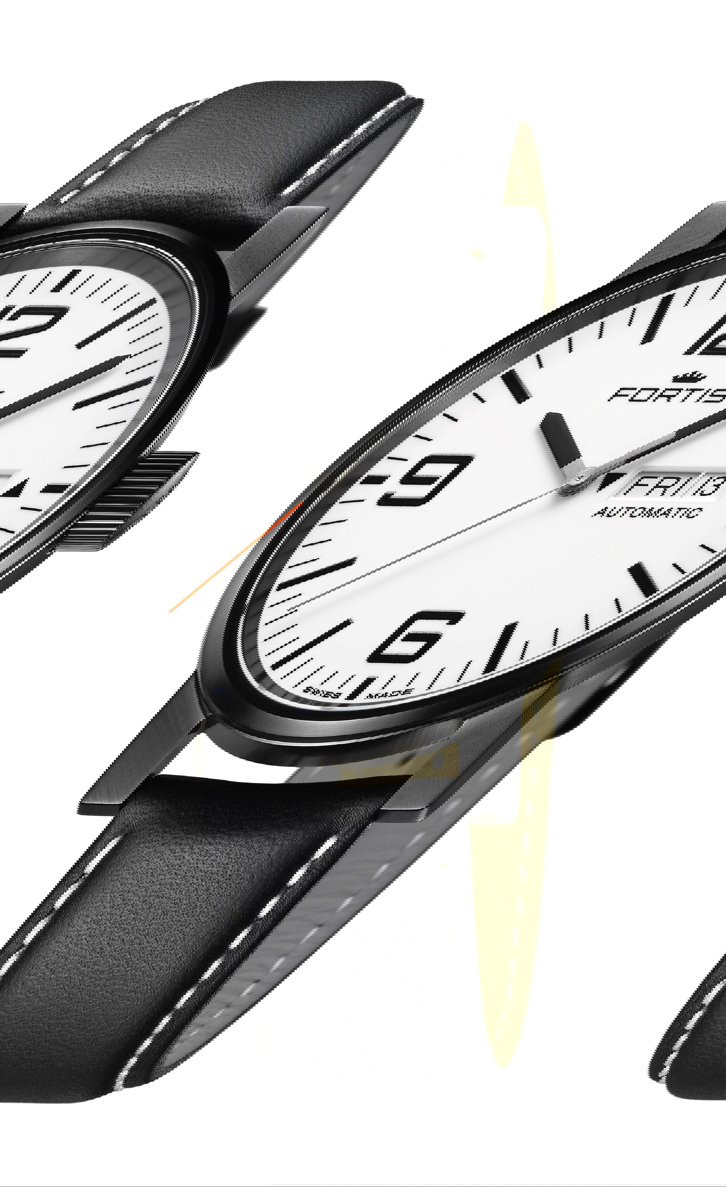 Fortis Spacematic Stealth White watch