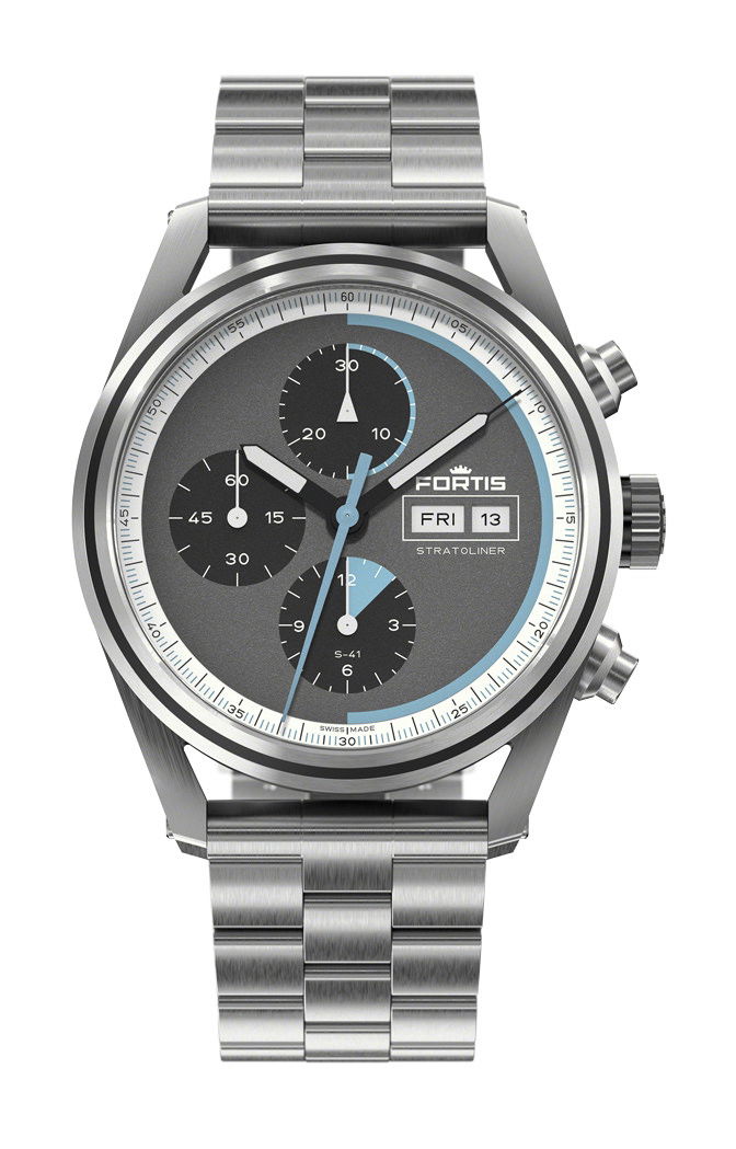 Fortis Stratoliner S-41 Cosmic Gray watch