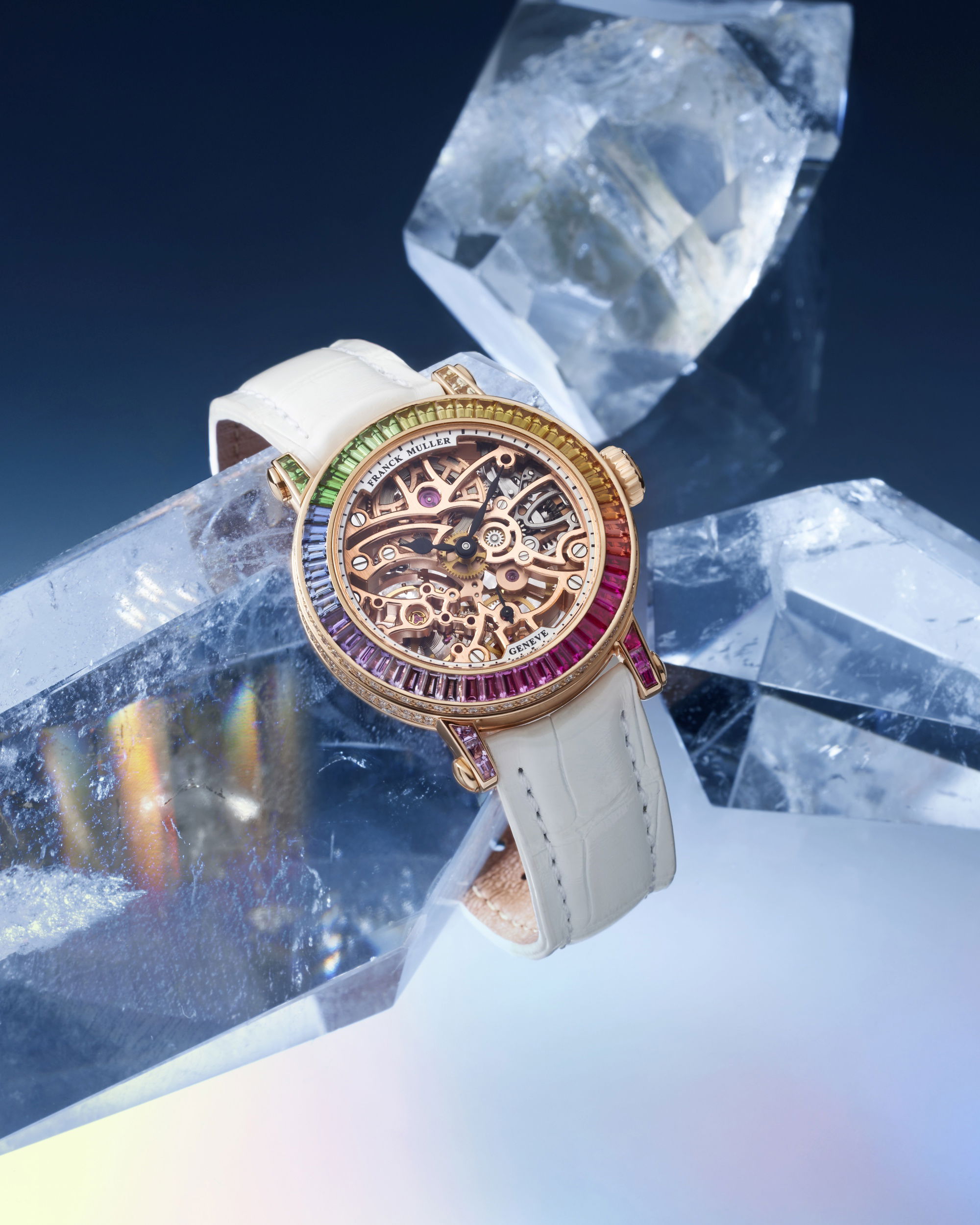 Franck Muller Round Skeleton Baguette - View 3