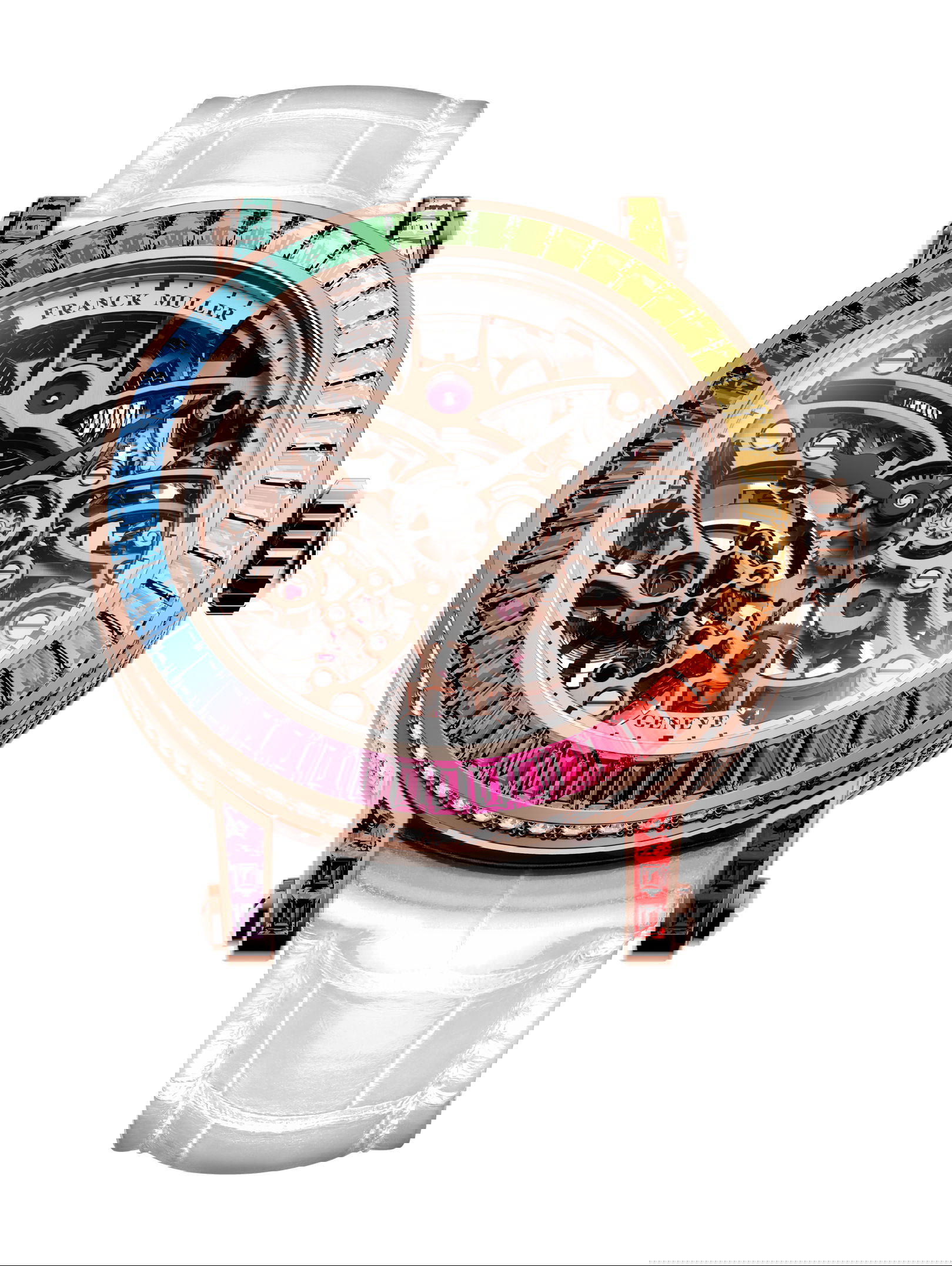 Franck Muller Round Skeleton Baguette watch