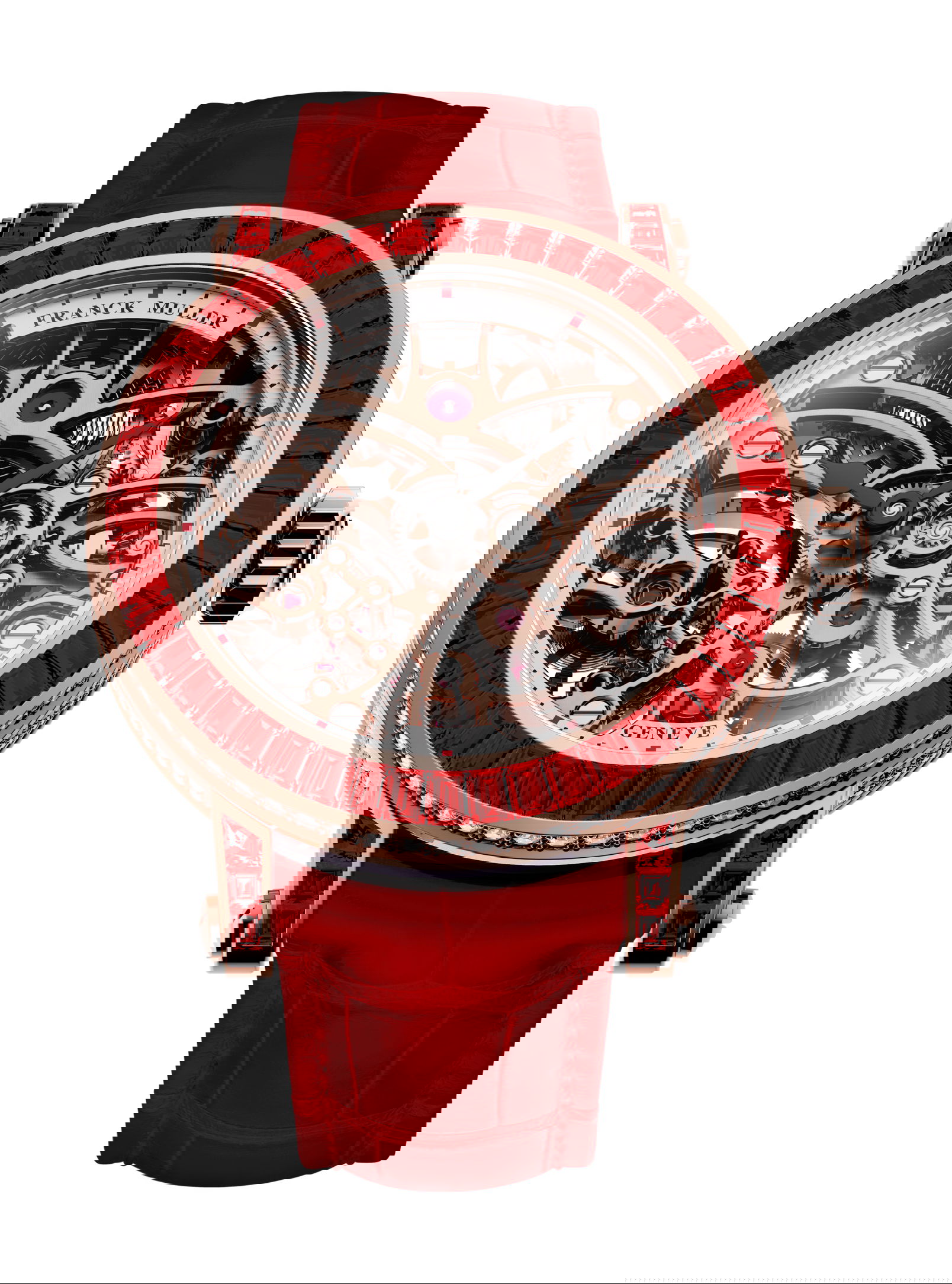 Franck Muller Round Skeleton Baguette watch
