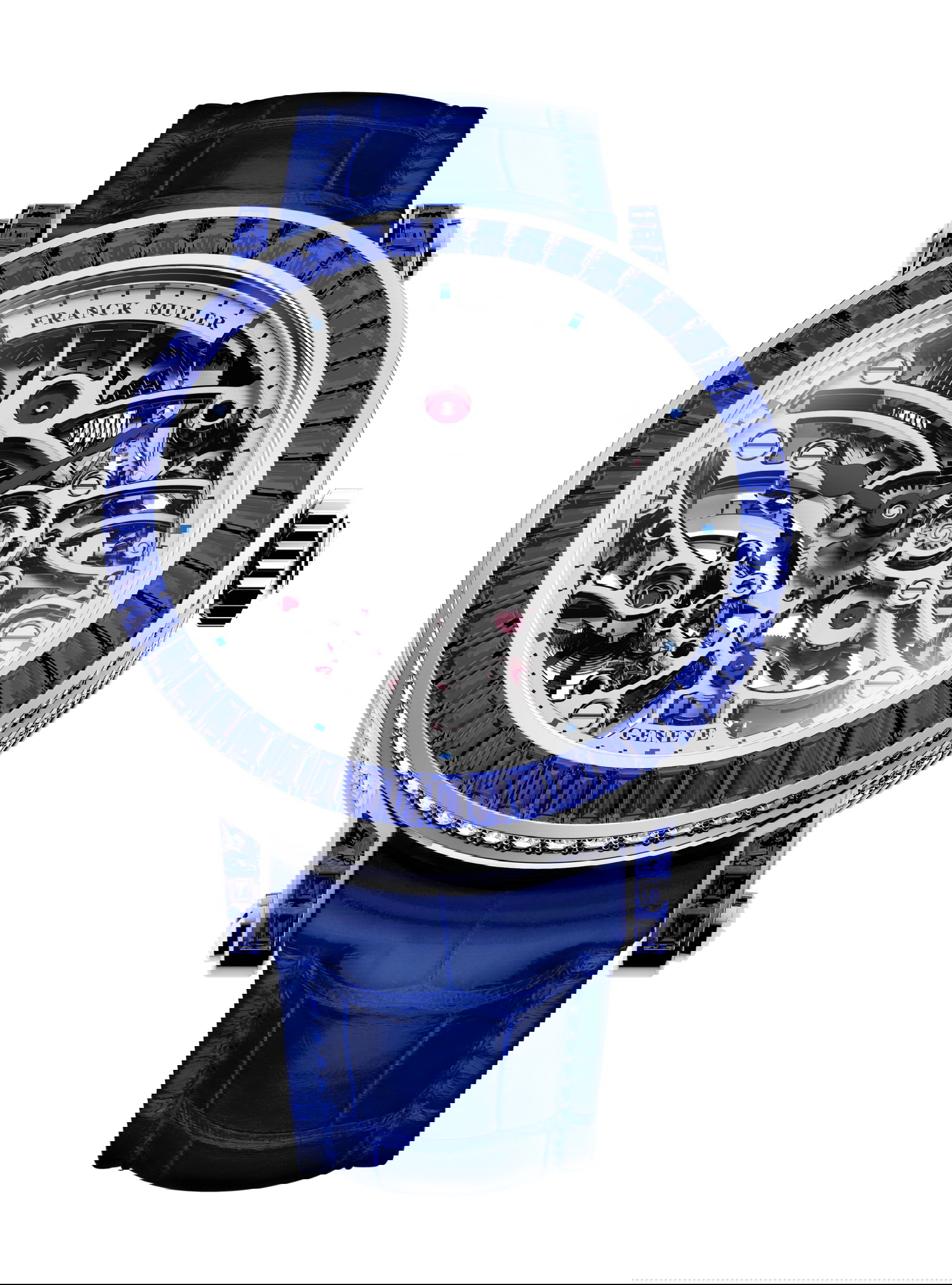 Franck Muller Round Skeleton Baguette watch