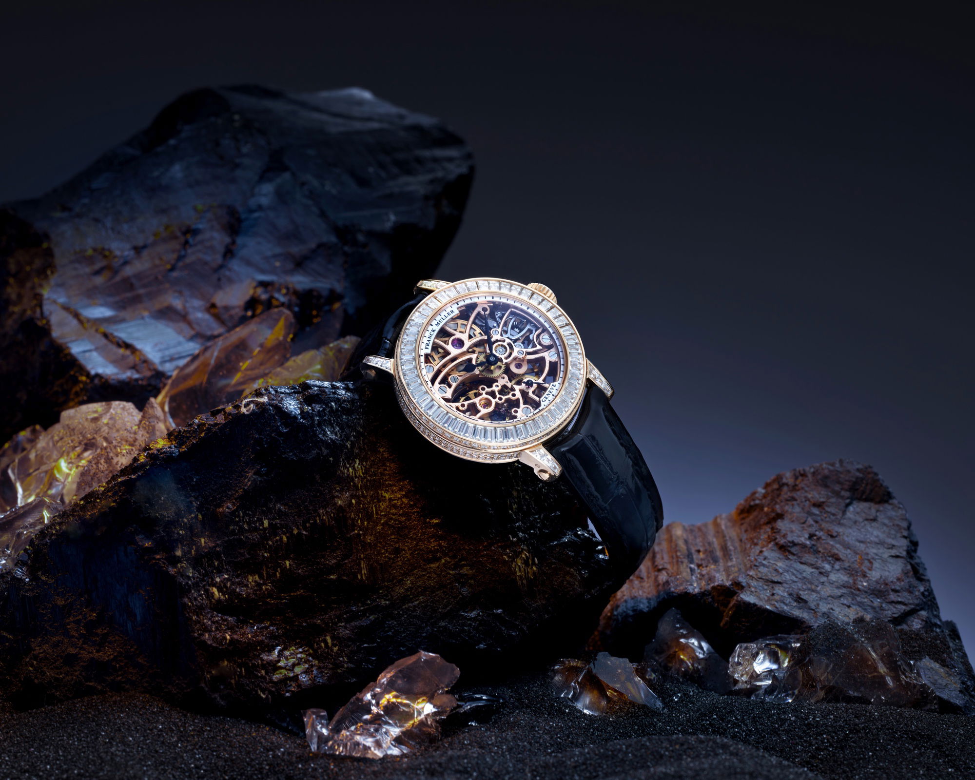 Franck Muller Round Skeleton Baguette - View 3