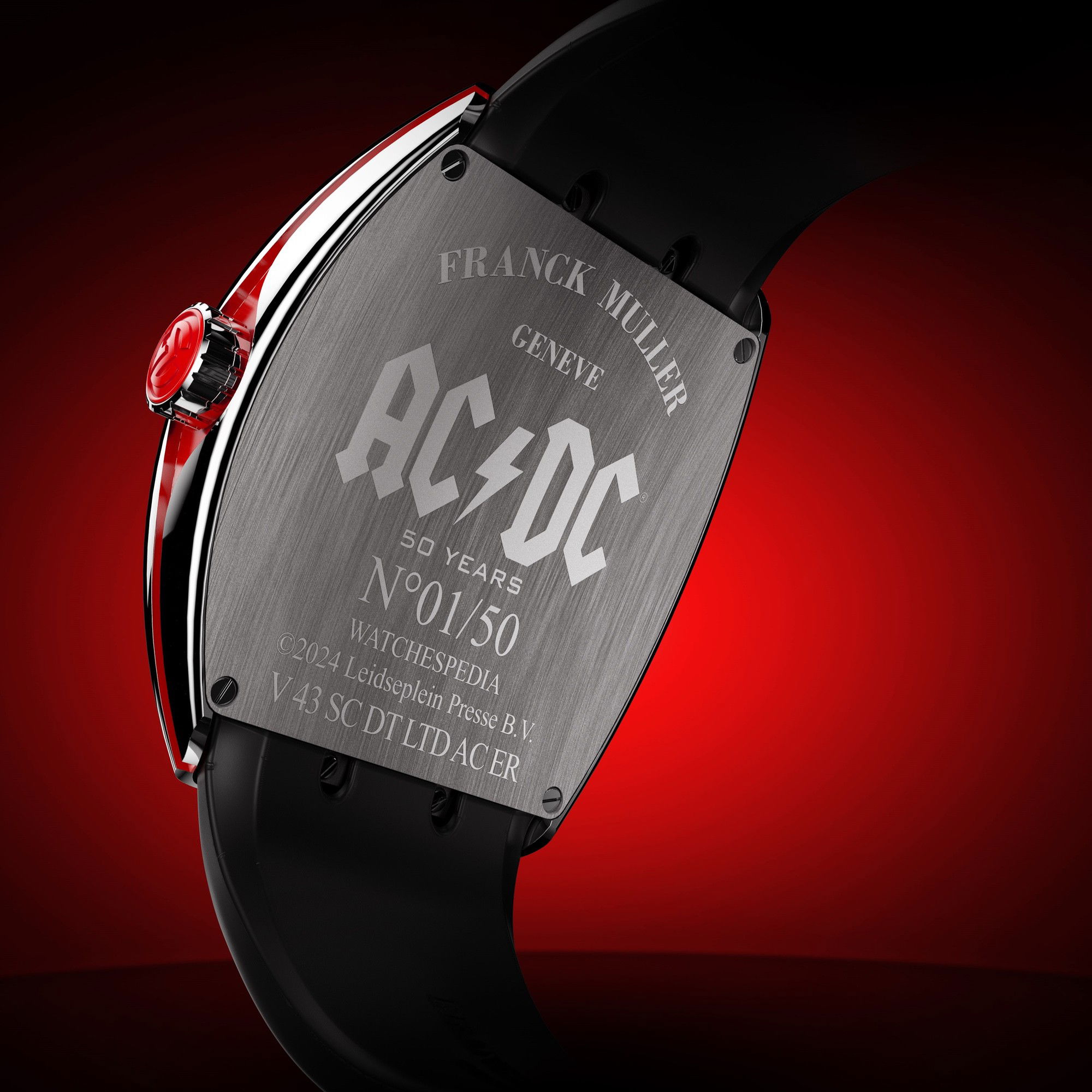 Franck Muller Vanguard AC/DC 50th Anniversary - View 2
