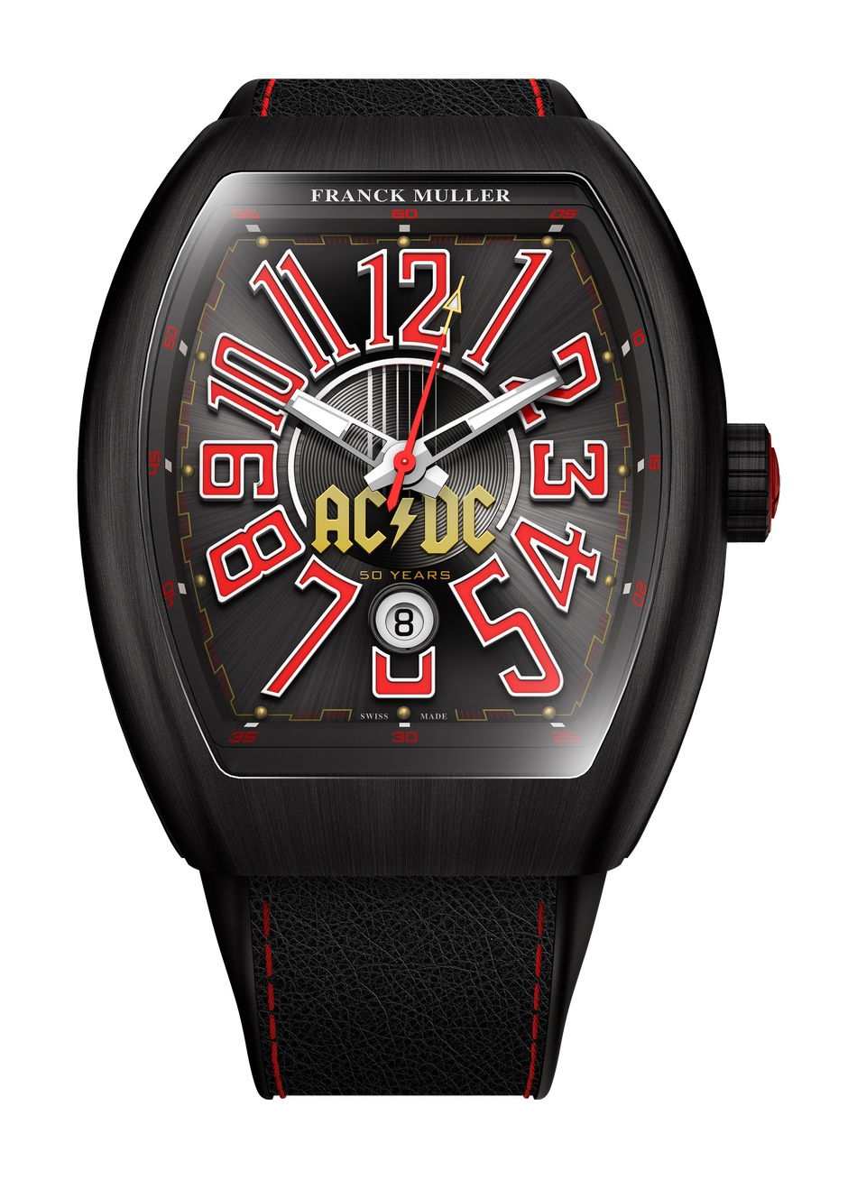 Franck Muller Vanguard AC/DC 50th Anniversary watch