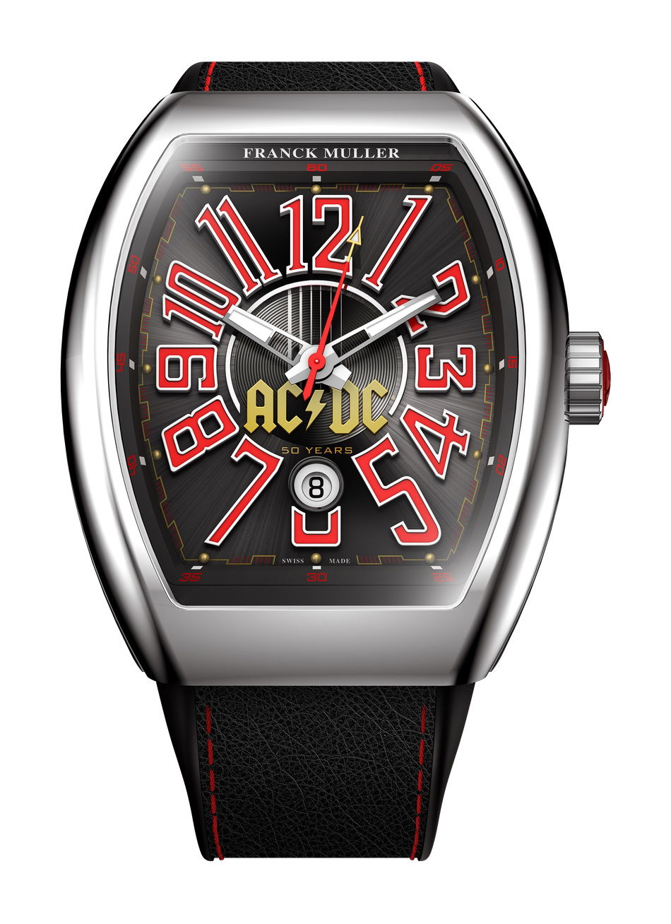Franck Muller Vanguard AC/DC 50th Anniversary watch