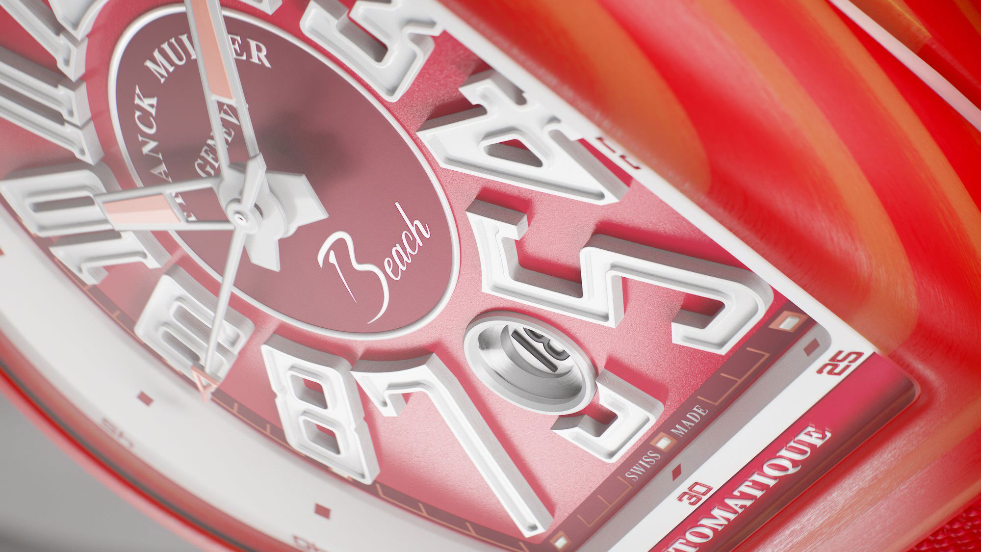 Franck Muller Vanguard Beach Fiery Red - View 2