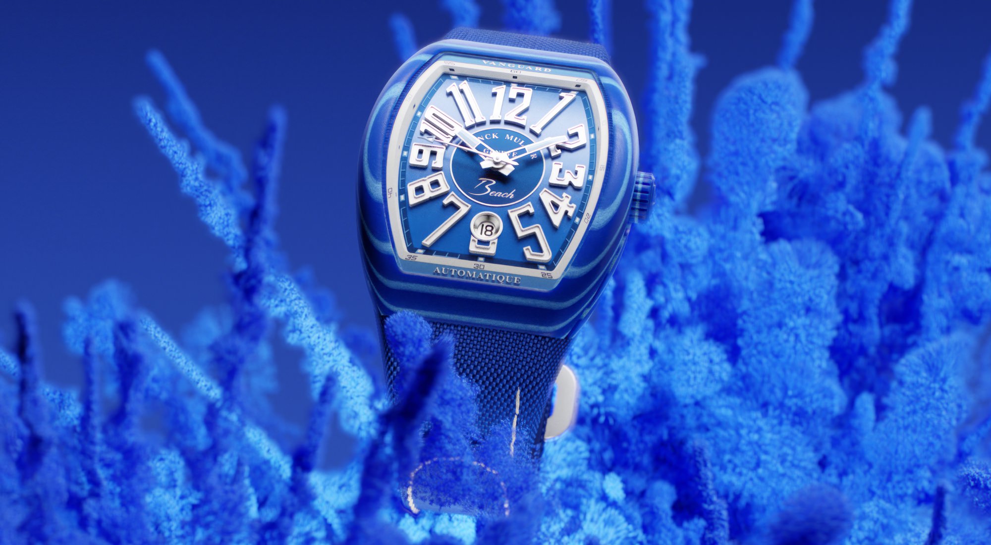 Franck Muller Vanguard Beach Ocean Blue - View 2