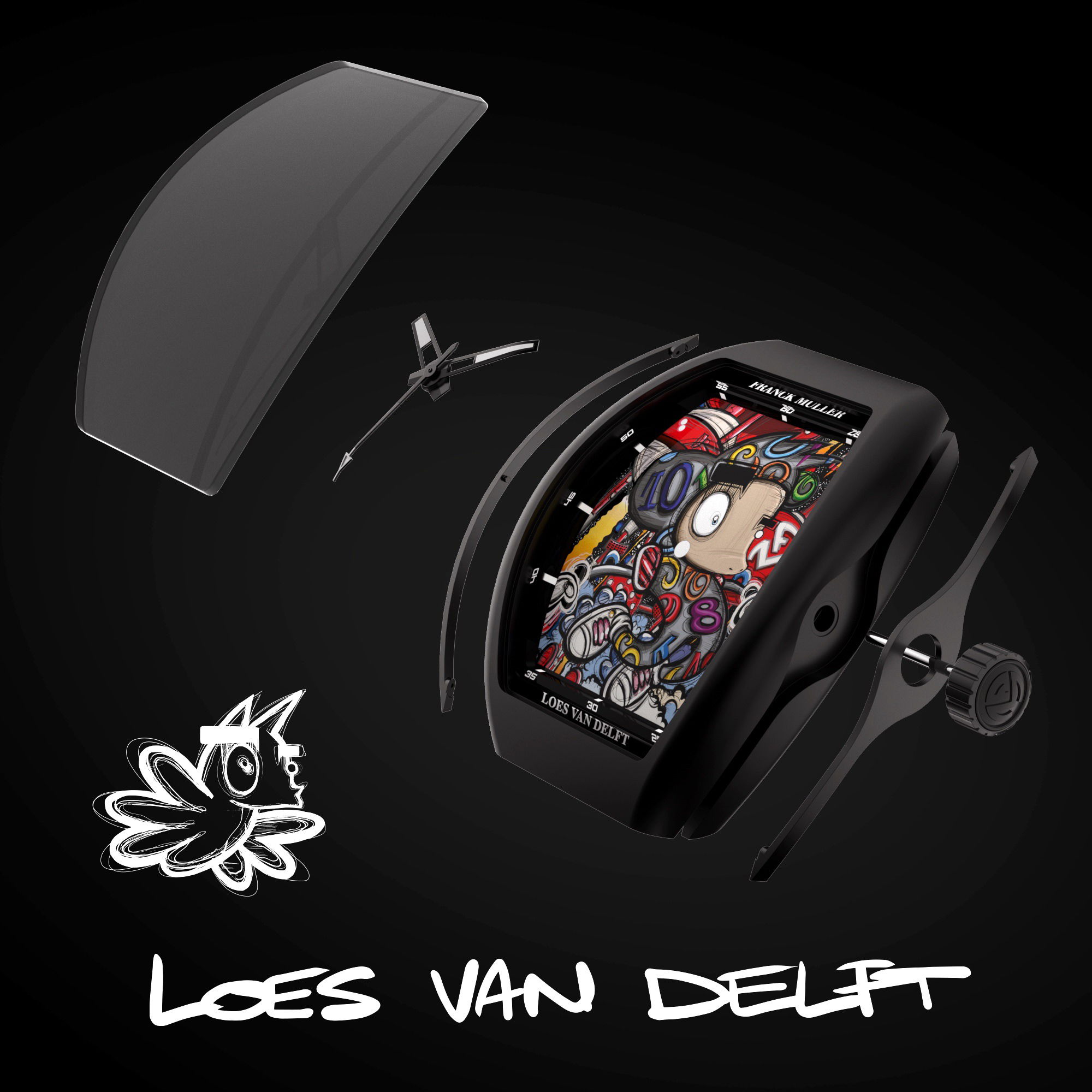 Franck Muller Vanguard™ Color Dreams Loes Van Delft Limited Edition - View 2