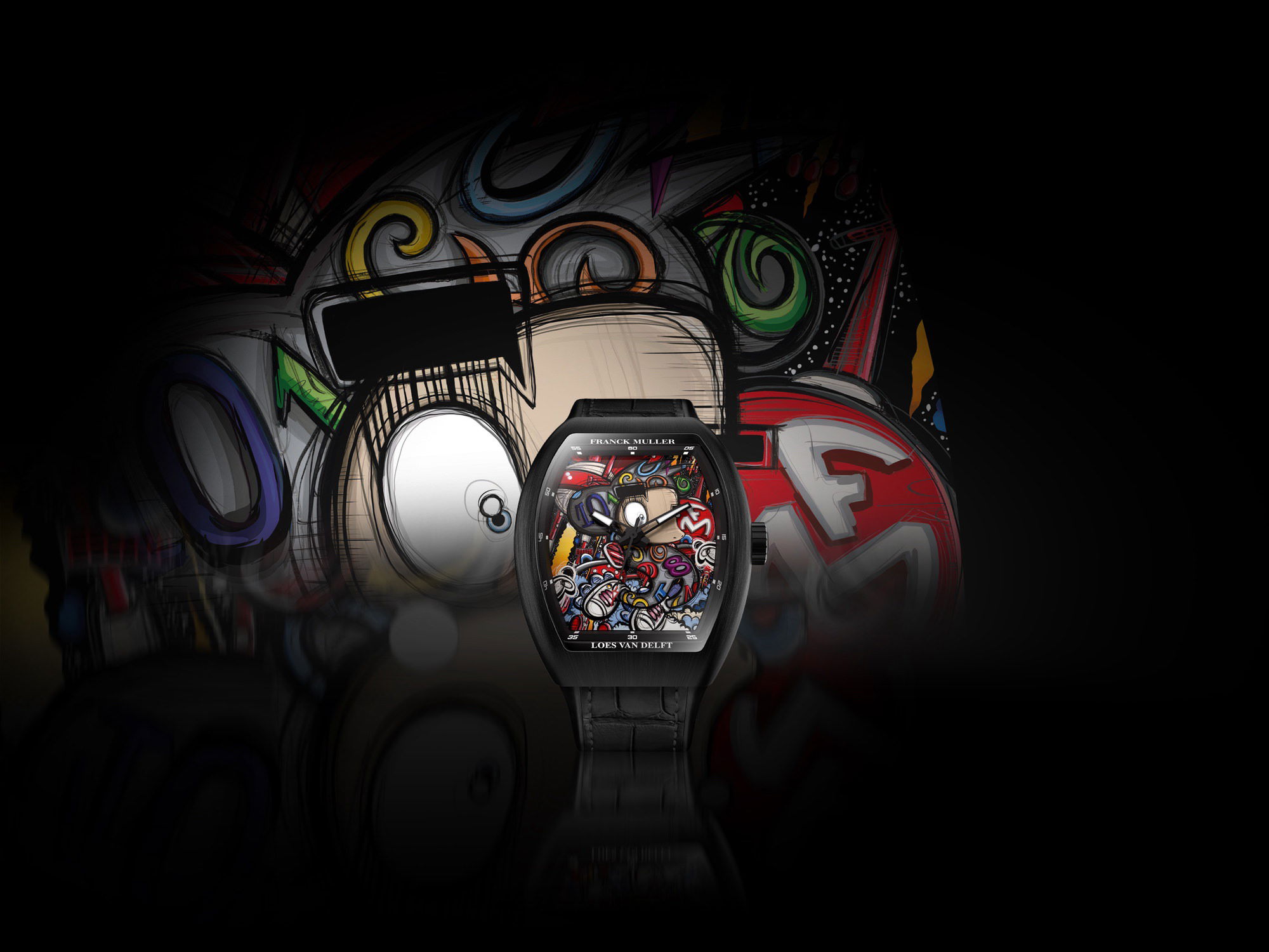 Franck Muller Vanguard™ Color Dreams Loes Van Delft Limited Edition - View 3