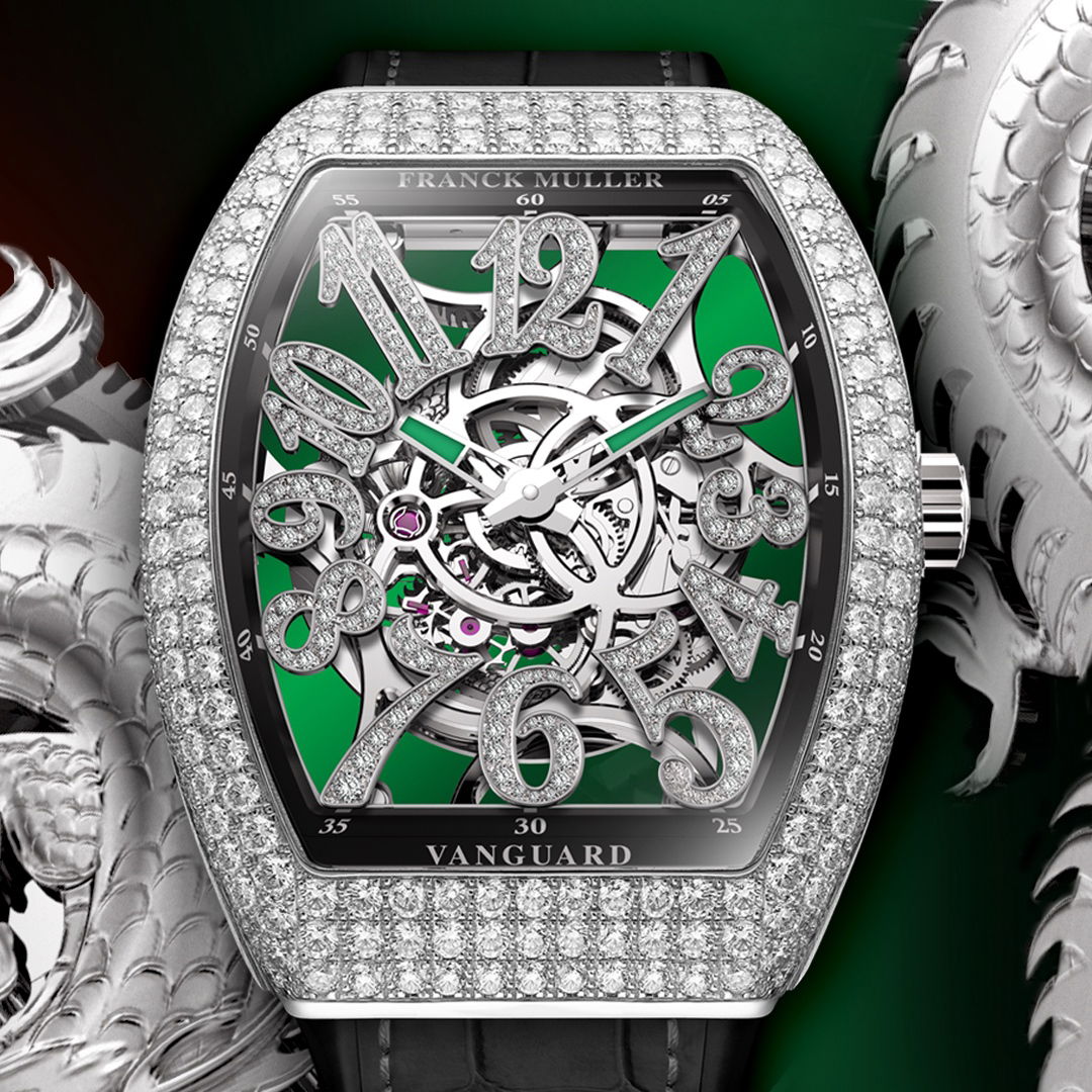 Franck Muller Vanguard Dragon Slim Skeleton - View 3