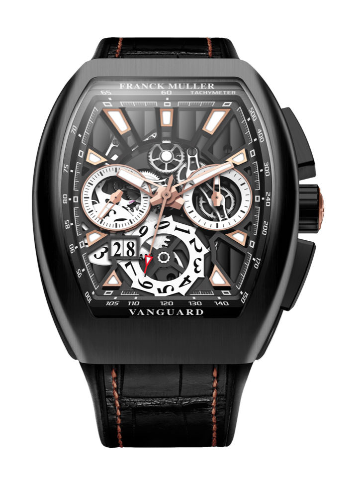 Franck Muller Vanguard ™ Skeleton Grande Date Chronograph watch