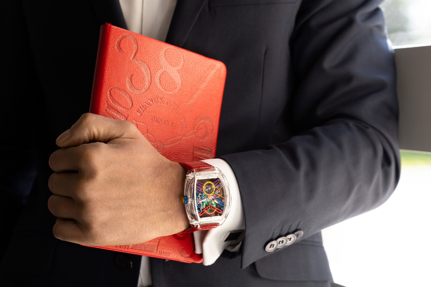 Franck Muller Vanguard Skeleton Sapphire - View 2