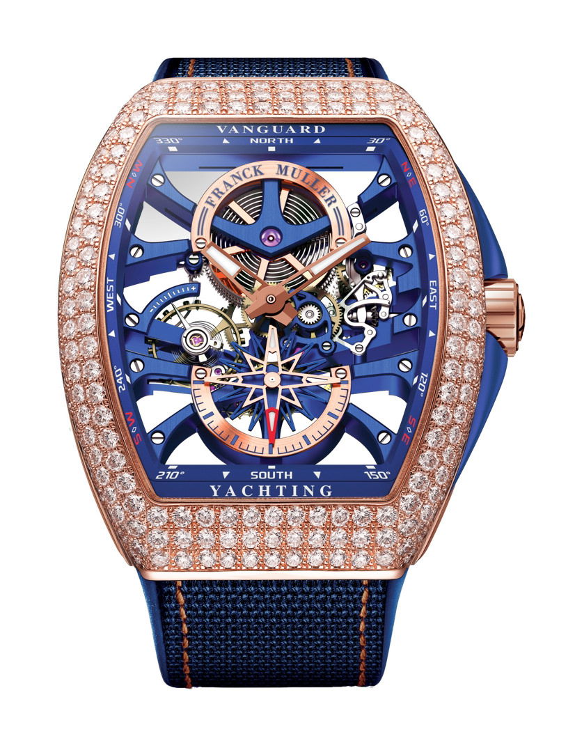 Franck Muller Vanguard Yachting Anchor™ Skeleton watch