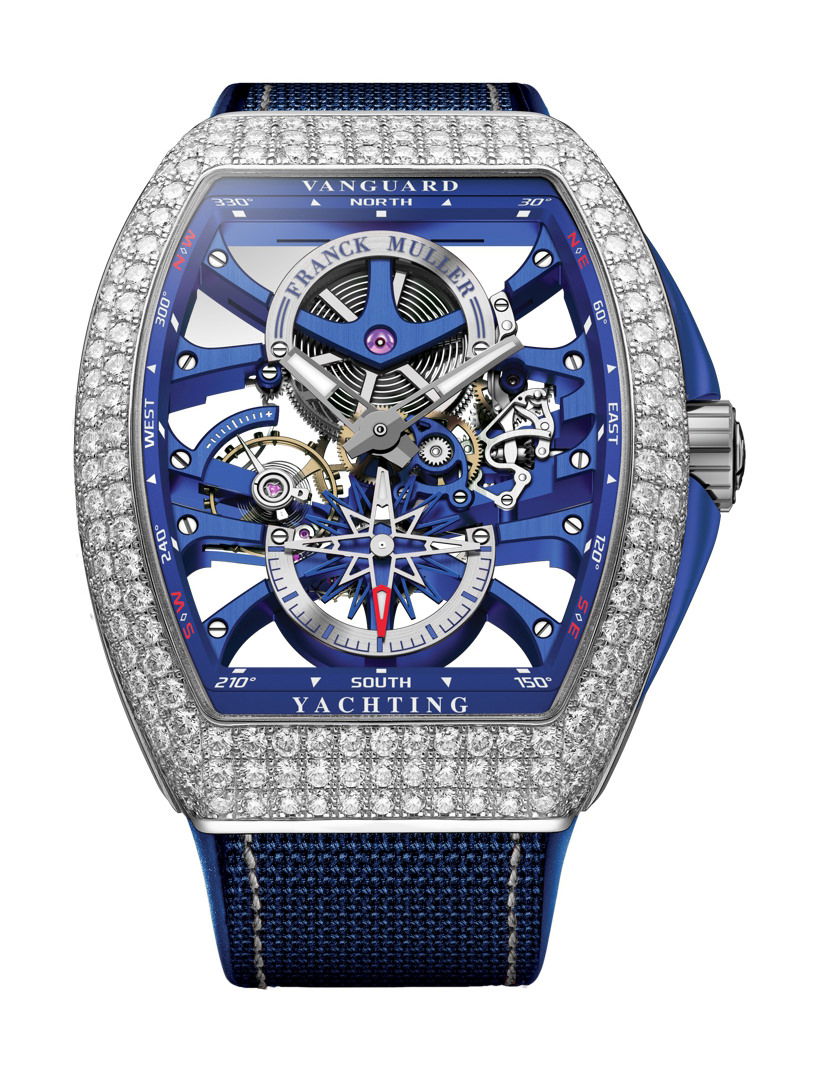 Franck Muller Vanguard Yachting Anchor™ Skeleton watch