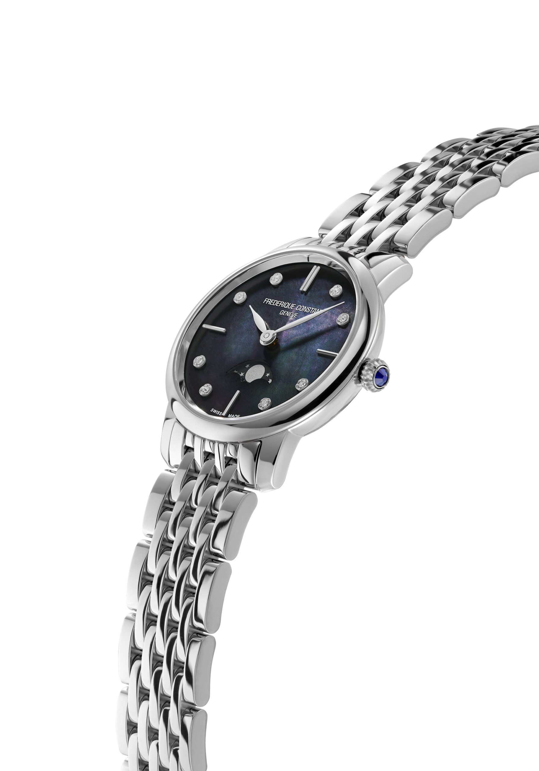 Frederique Constant Classic Slimline Ladies Moonphase - View 3
