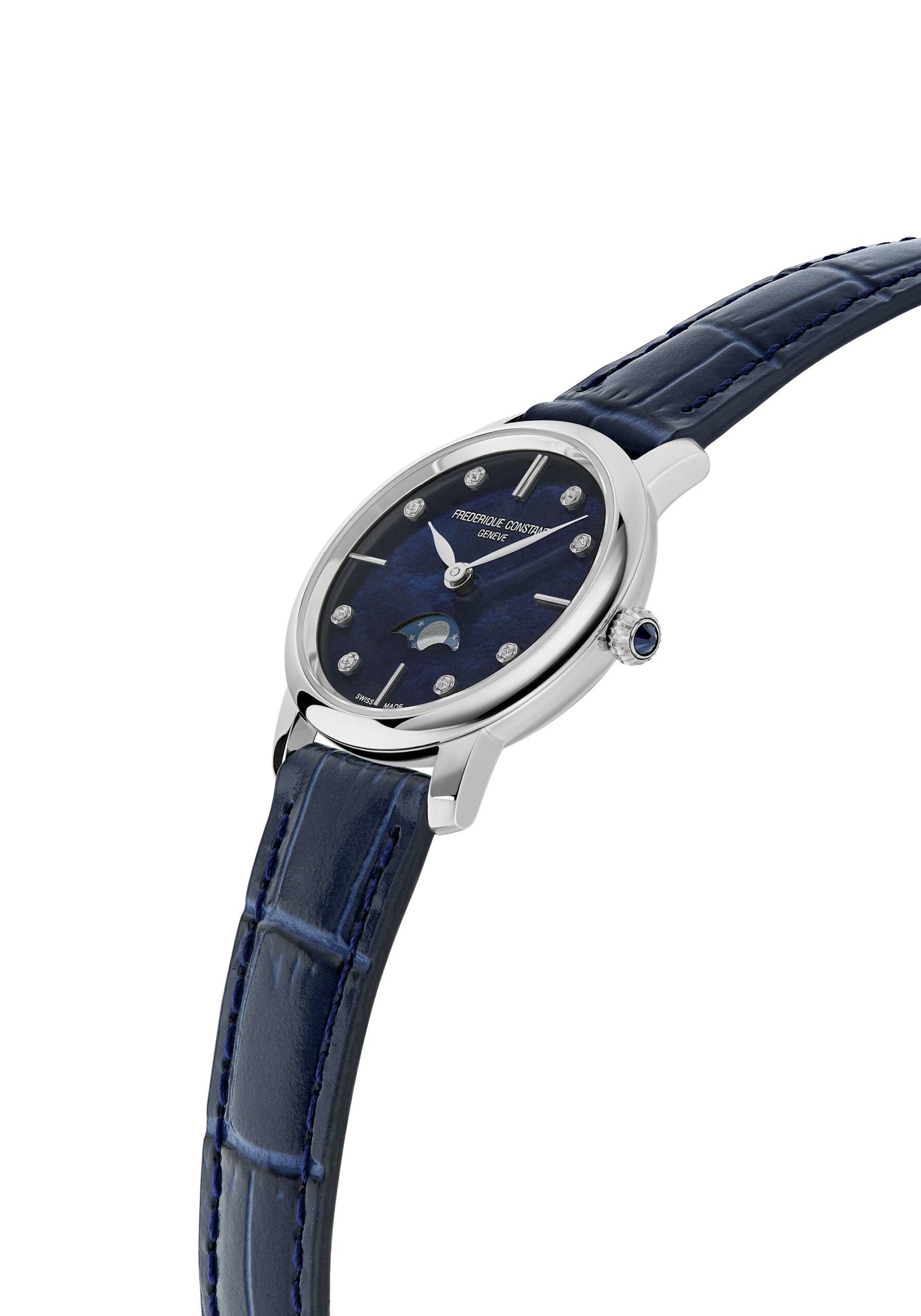 Frederique Constant Classic Slimline Ladies Moonphase - View 3