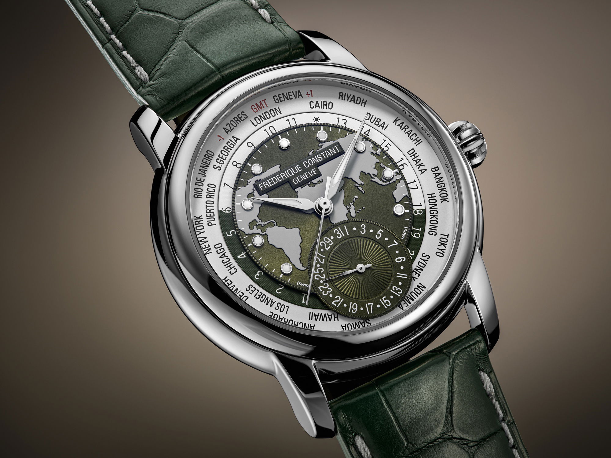 Frederique Constant Classic Worldtimer Manufacture - View 2