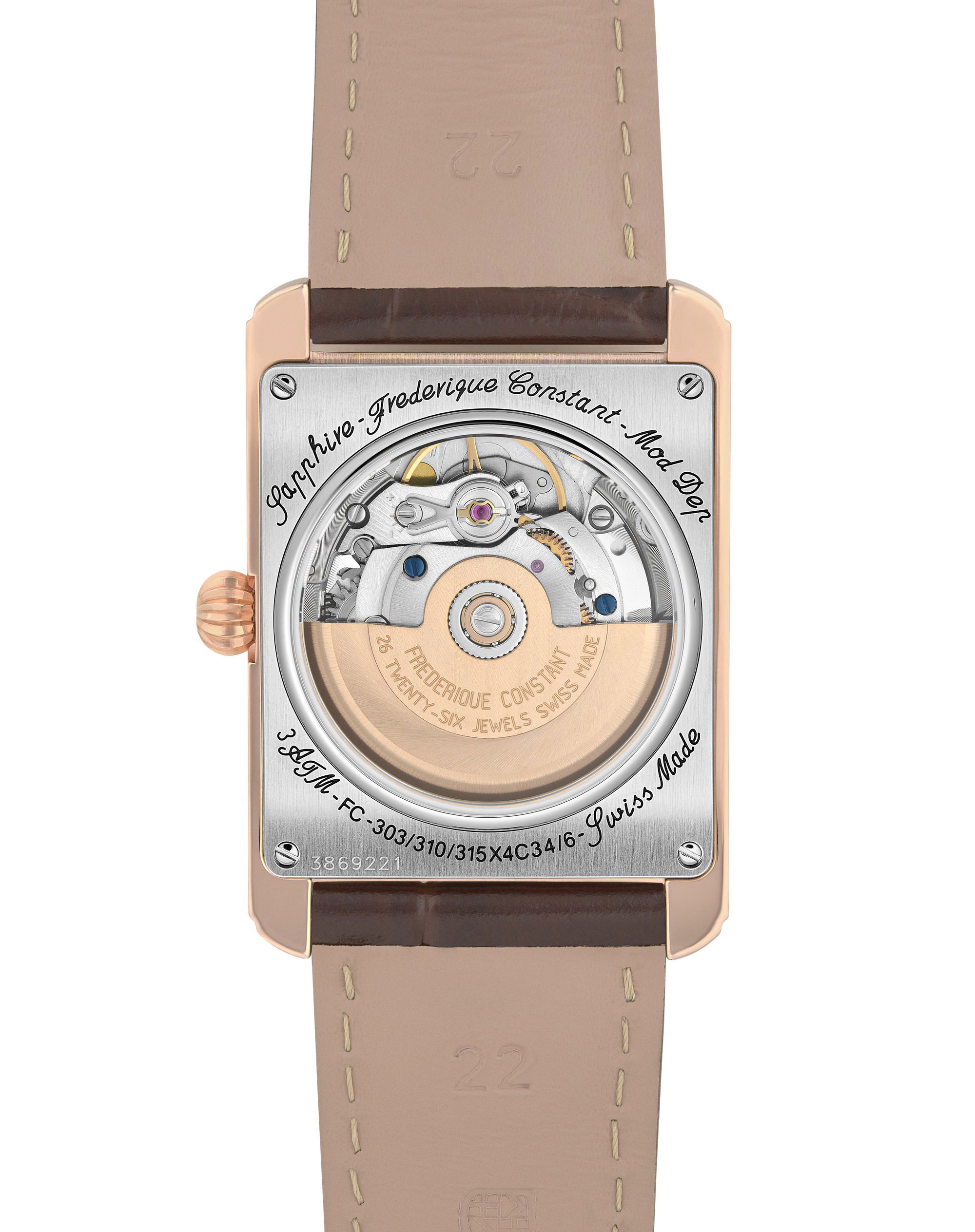 Frederique Constant Classics Carrée Heart Beat Automatic - View 2