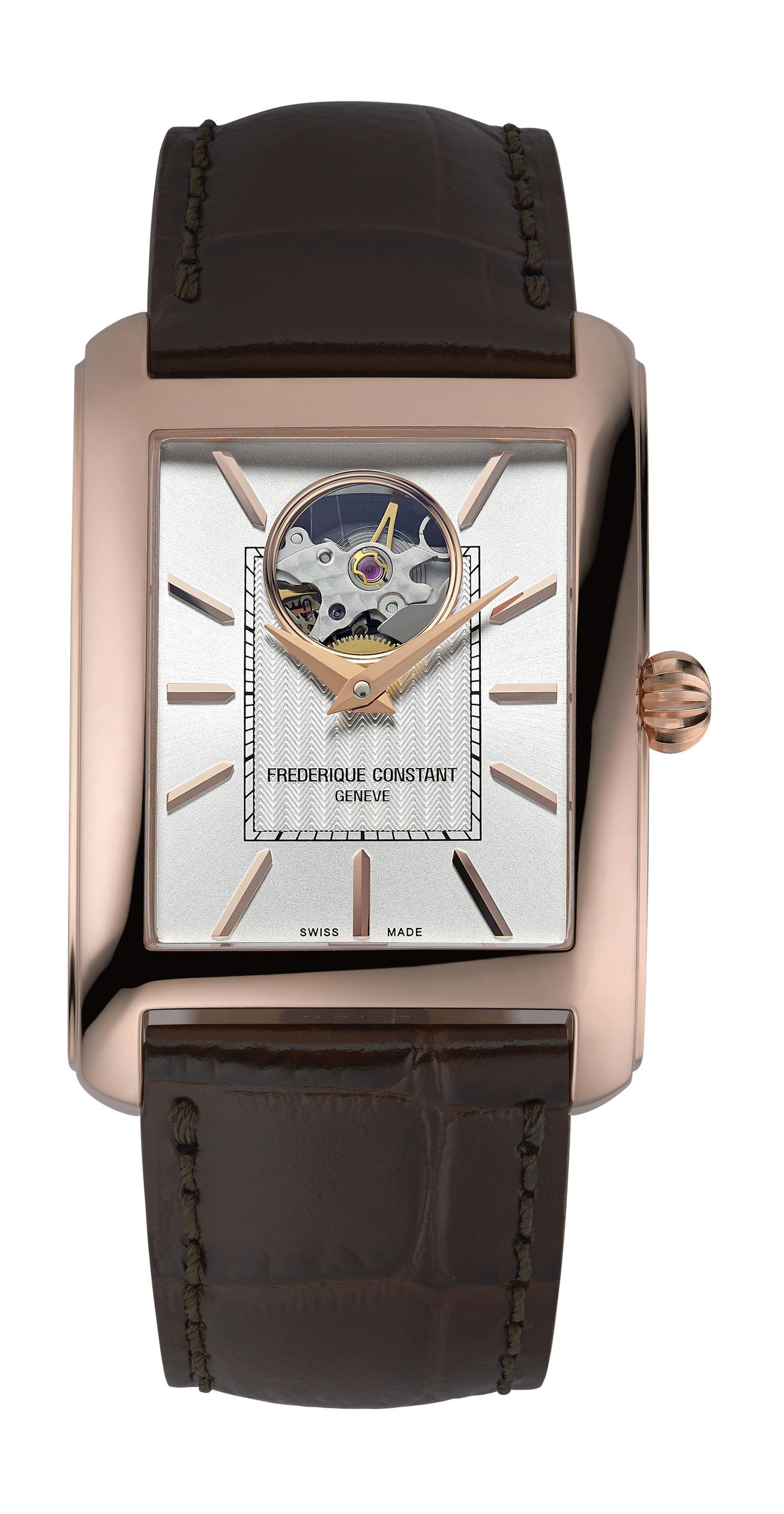 Frederique Constant Classics Carrée Heart Beat Automatic watch