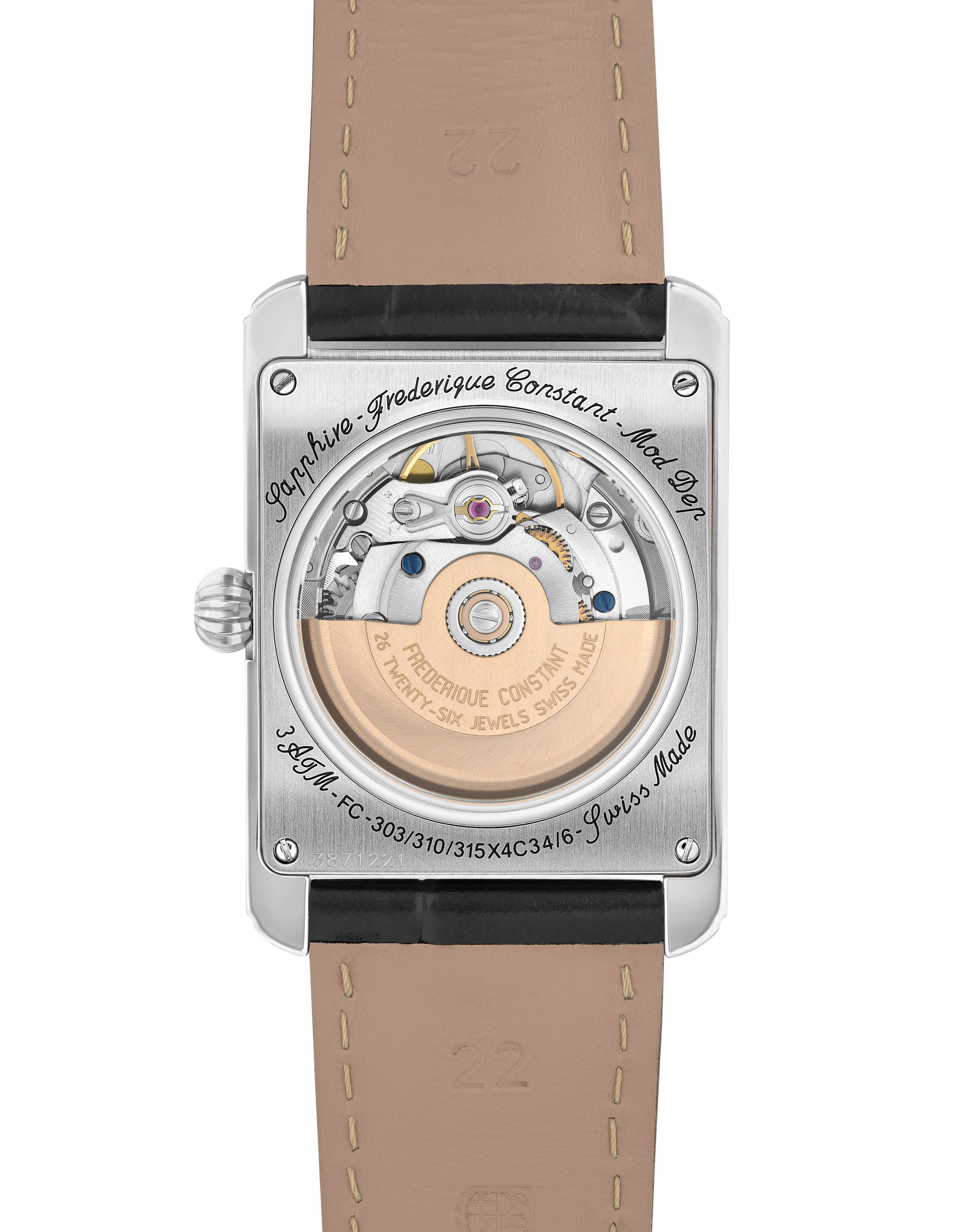 Frederique Constant Classics Carrée Heart Beat Automatic - View 2