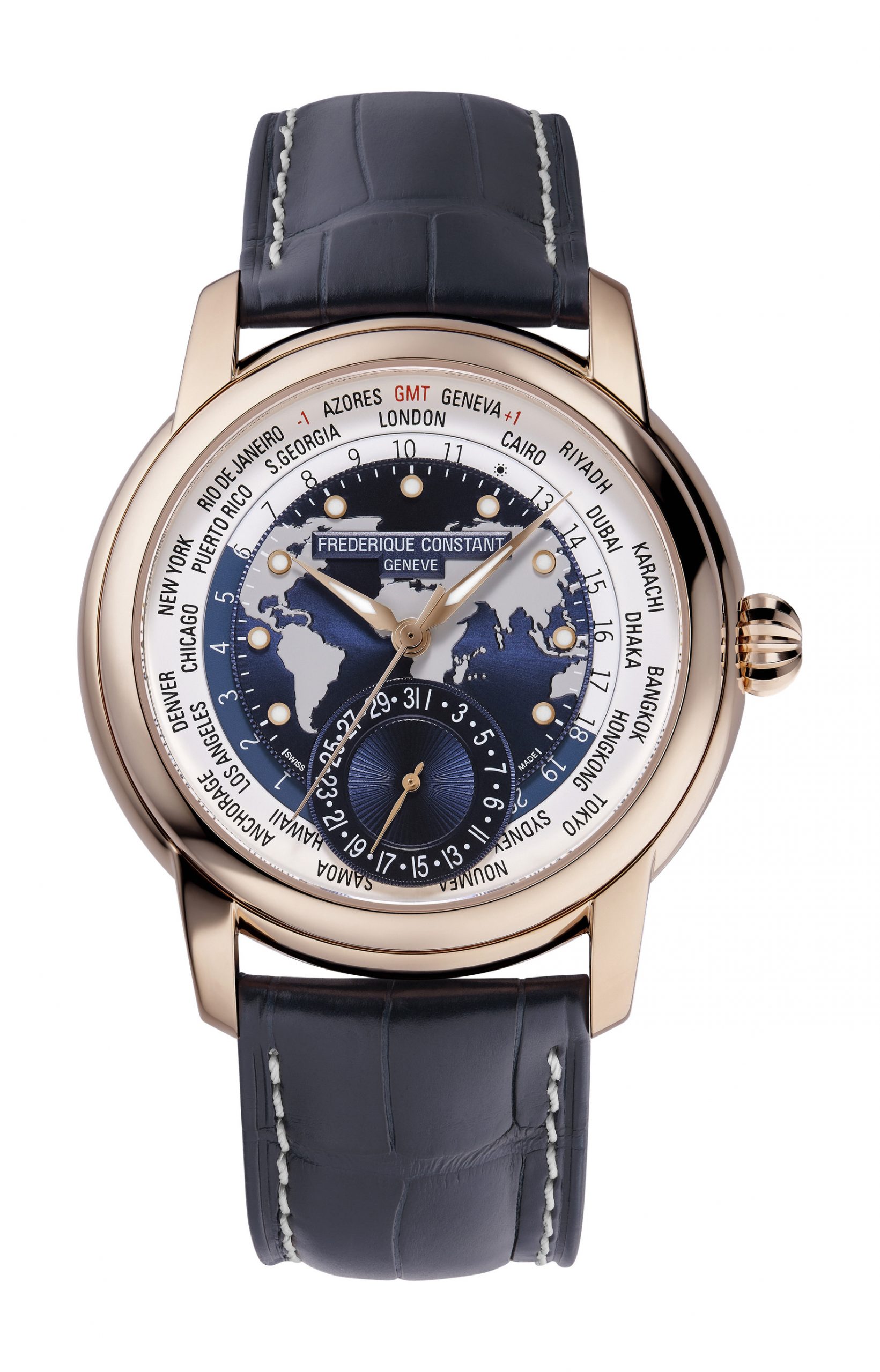 Frederique Constant Classics Worldtimer Manufacture watch