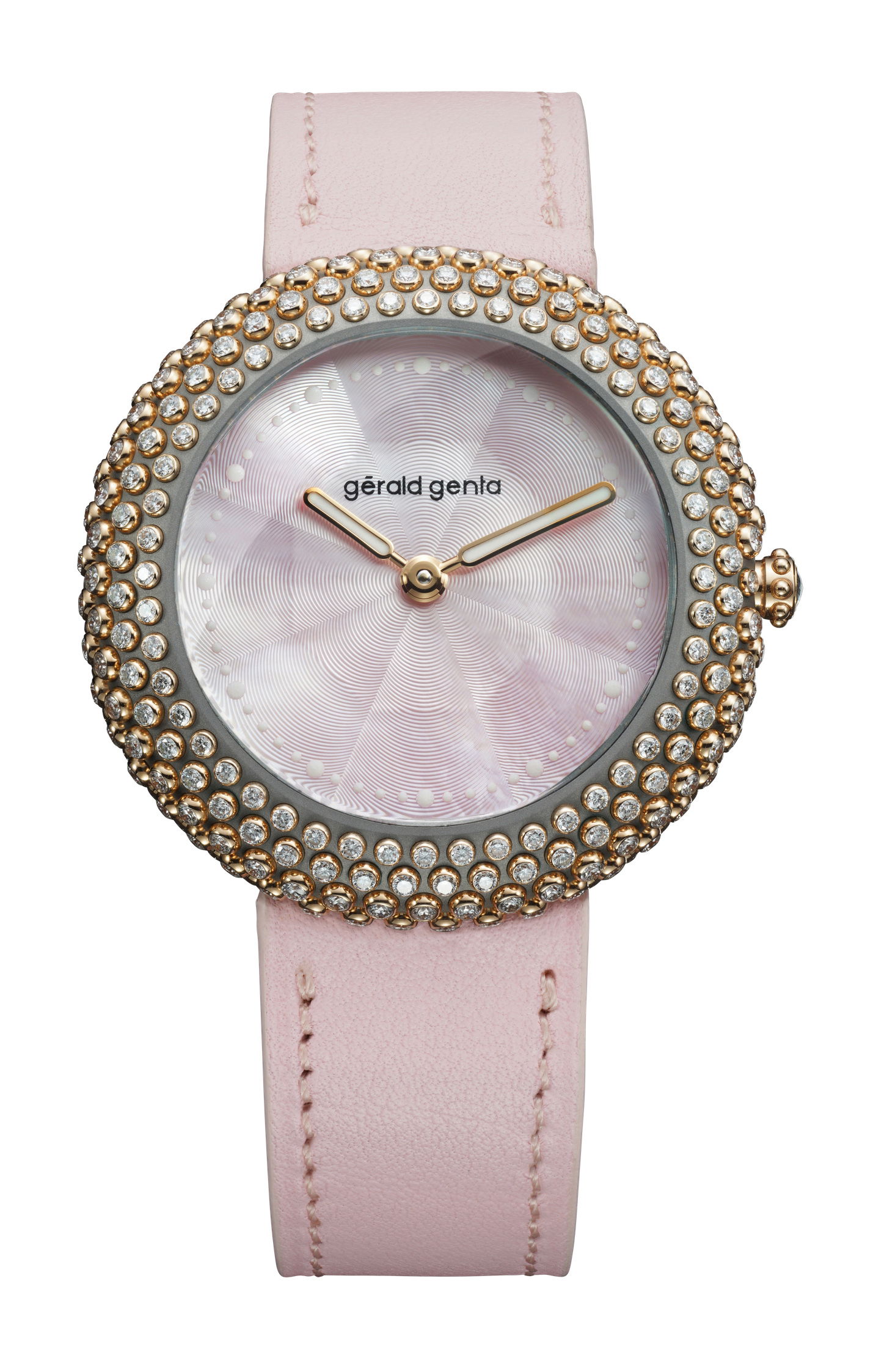 Gerald Genta Gentissima Oursin Pink watch