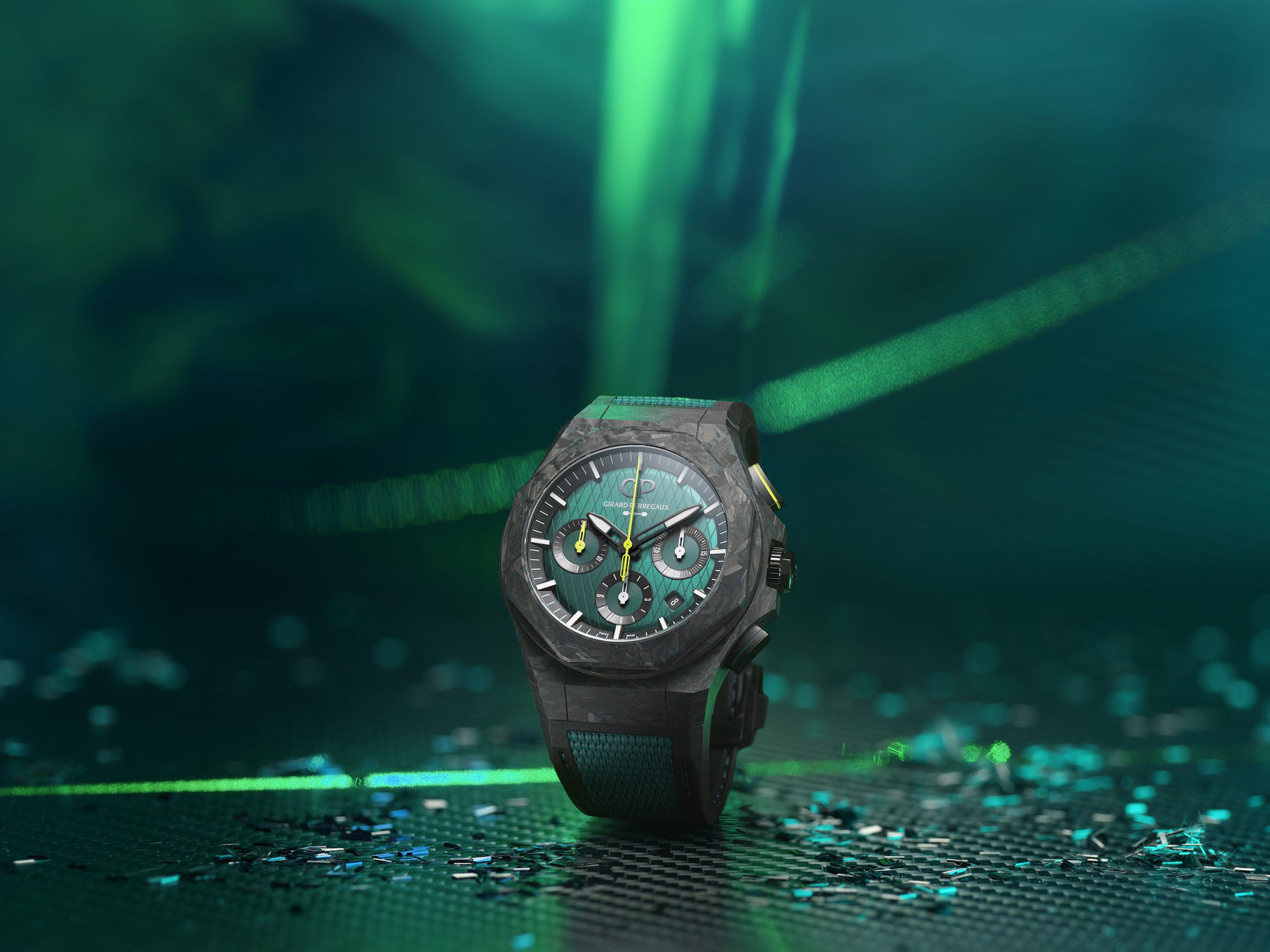 Girard-Perregaux Laureato Absolute Chronograph Aston Martin F1 Edition - View 2