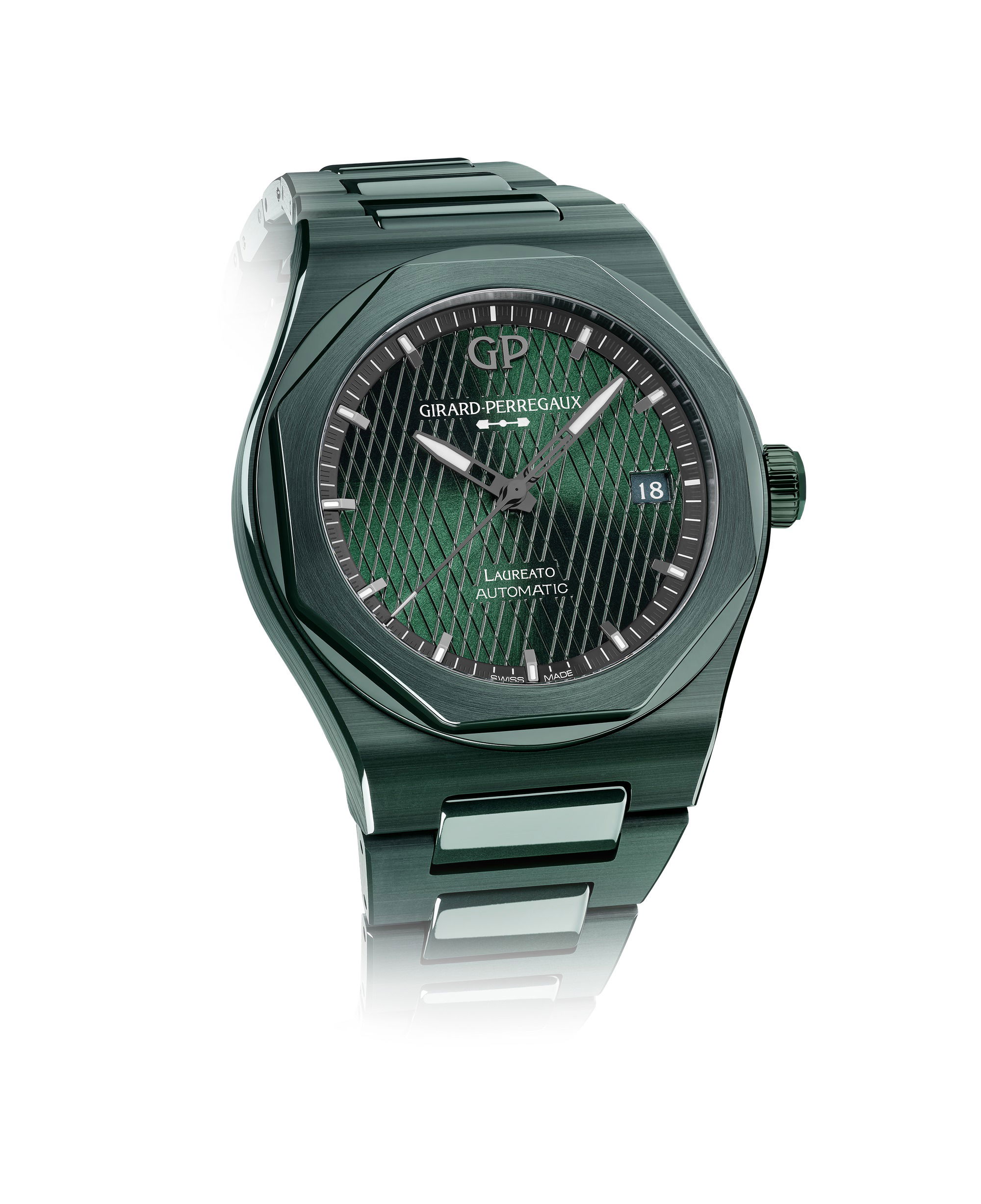 Girard-Perregaux Laureato Green Ceramic Aston Martin Edition - View 2