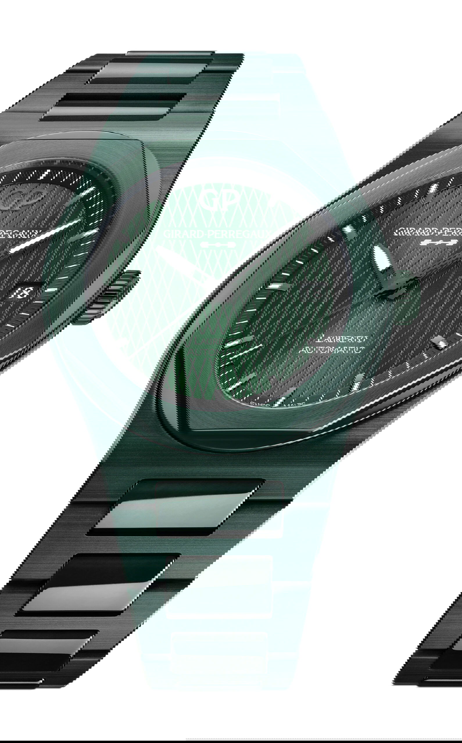 Girard-Perregaux Laureato Green Ceramic Aston Martin Edition watch