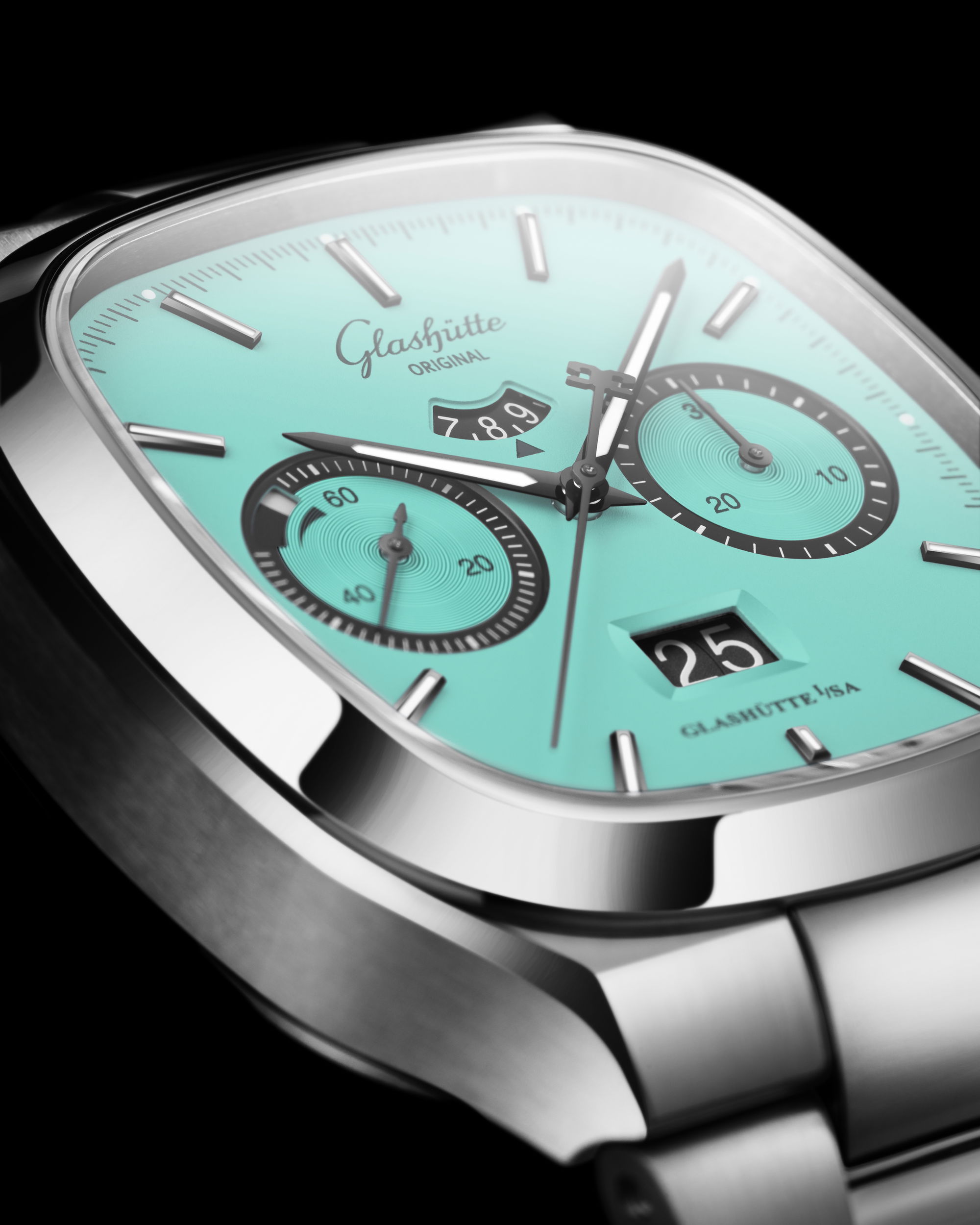 Glashütte Original Seventies Chronograph Panorama Date Swimming Pool - View 2