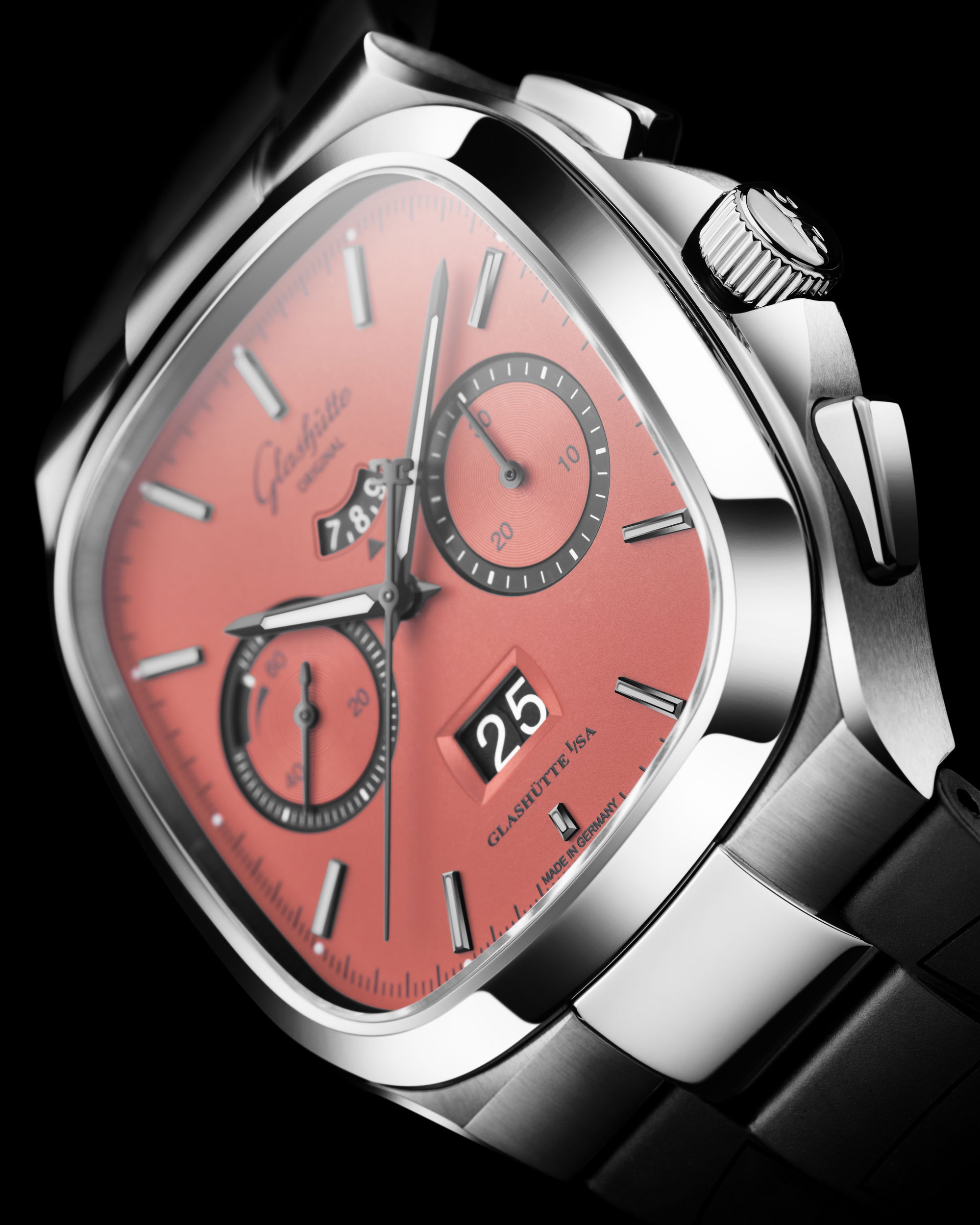 Glashütte Original Seventies Chronograph Panorama Date Watermelon - View 2