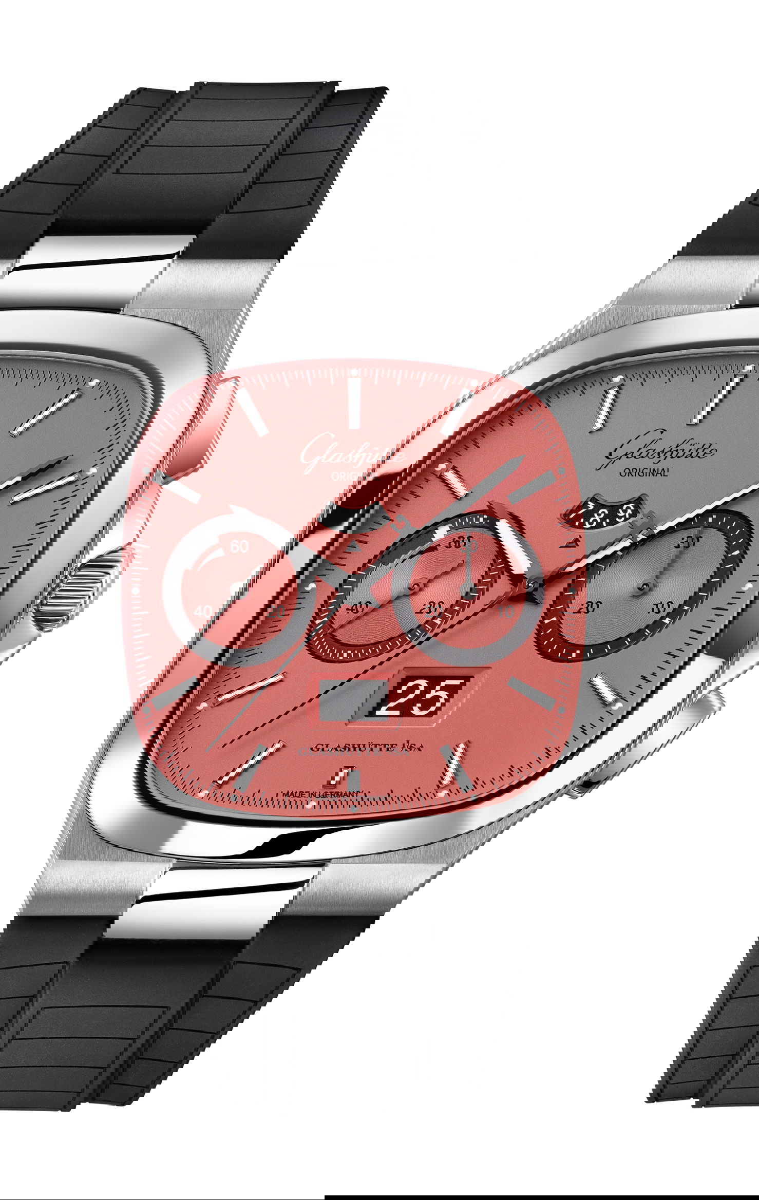 Glashütte Original Seventies Chronograph Panorama Date Watermelon watch