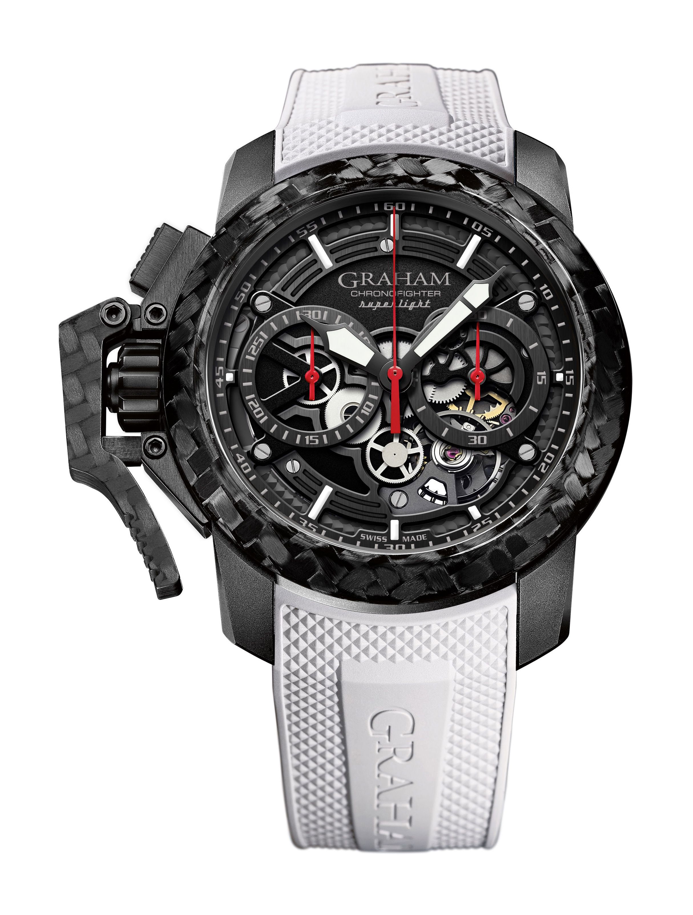 Graham Chronofighter Superlight Carbon Skeleton watch