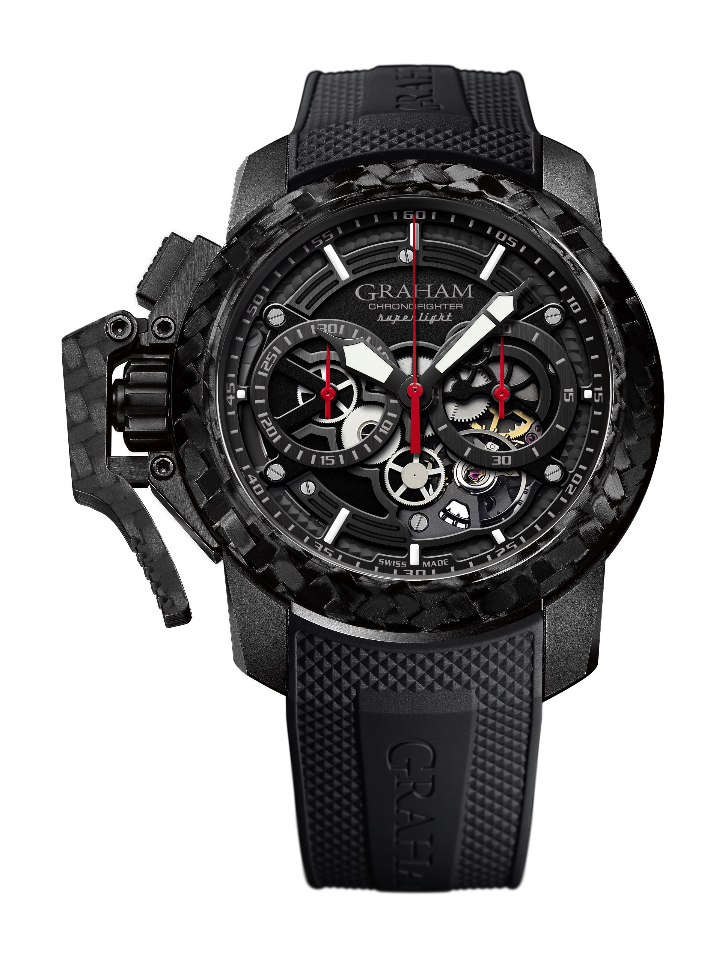 Graham Chronofighter Superlight Carbon Skeleton watch