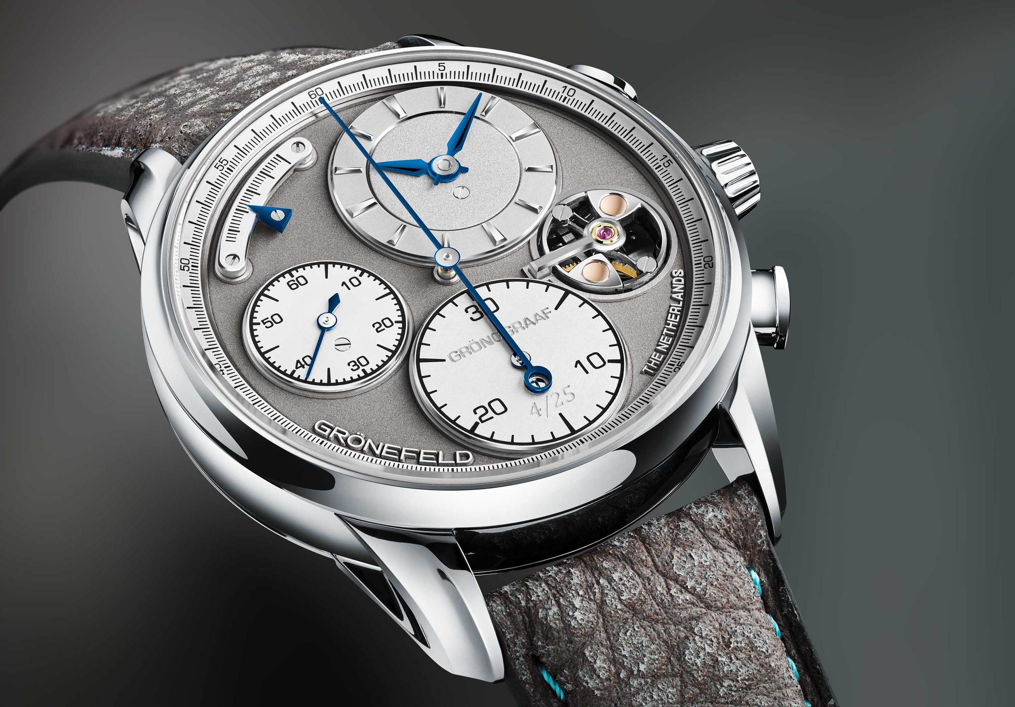 Grönefeld 1941 Grönograaf Stainless Steel Limited Edition - View 2