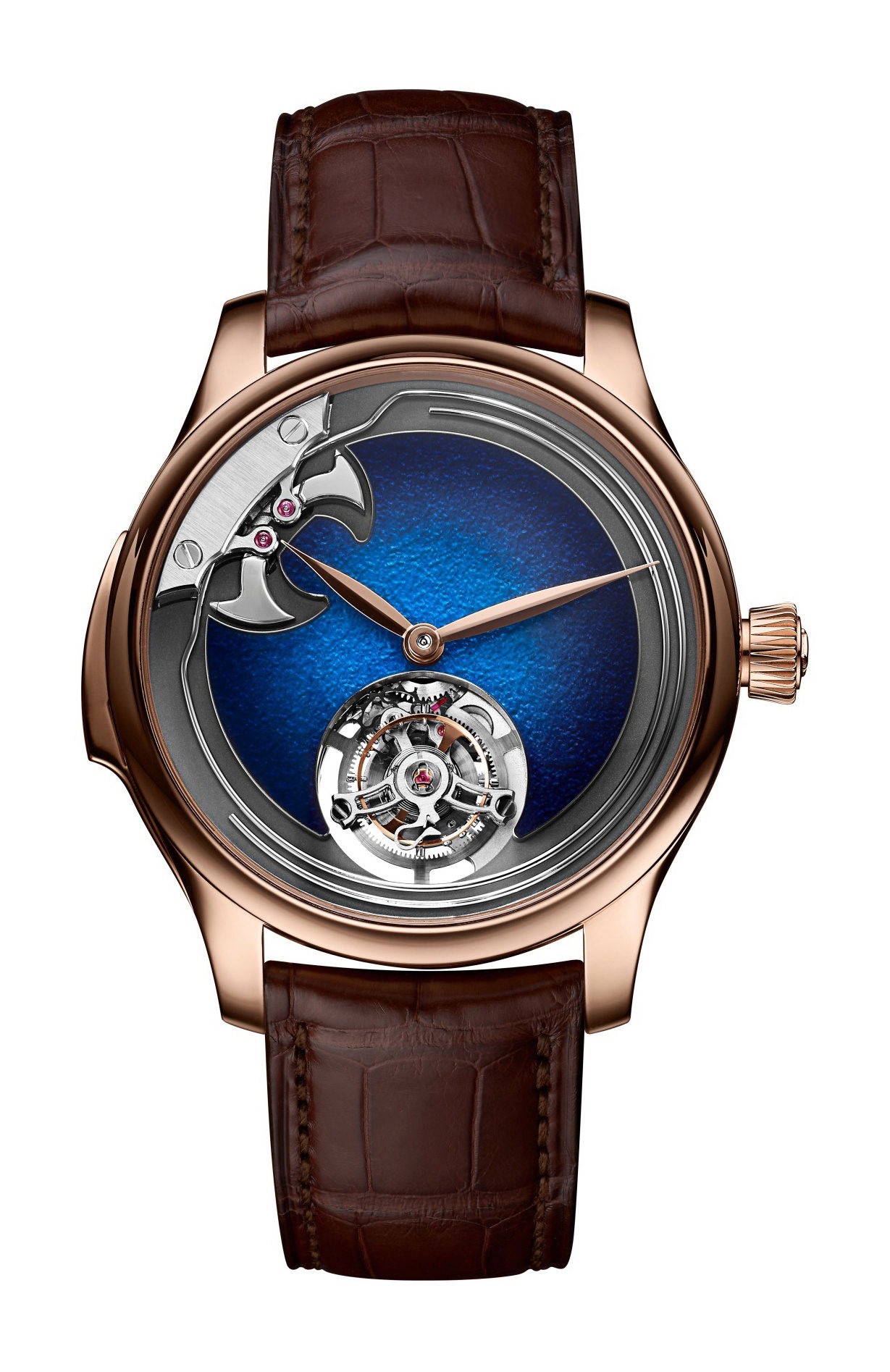 H. Moser & Cie Endeavour Concept Minute Repeater Tourbillon Aqua Blue watch
