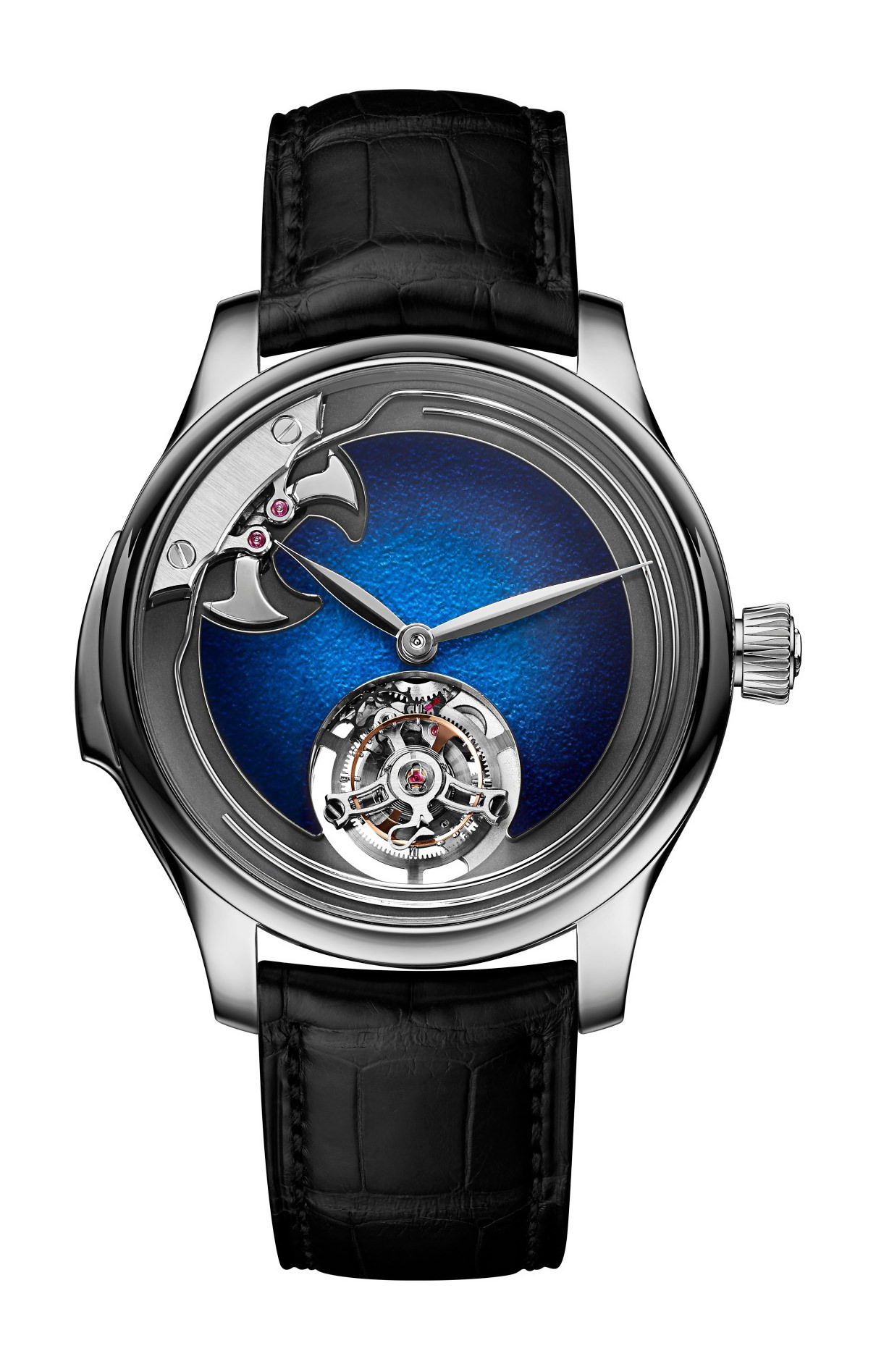 H. Moser & Cie Endeavour Concept Minute Repeater Tourbillon Aqua Blue watch