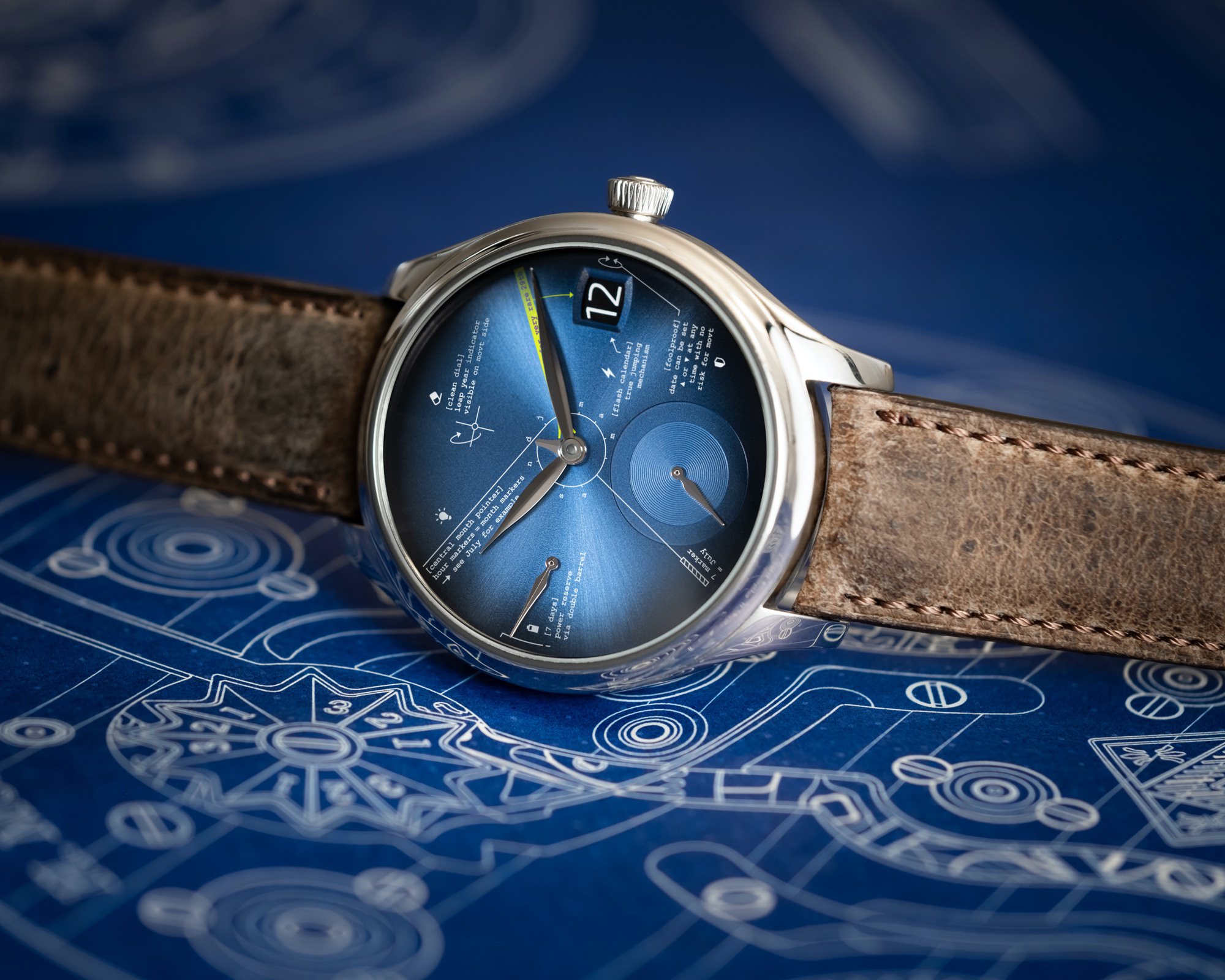 H. Moser & Cie Endeavour Perpetual Calendar Tutorial - View 2