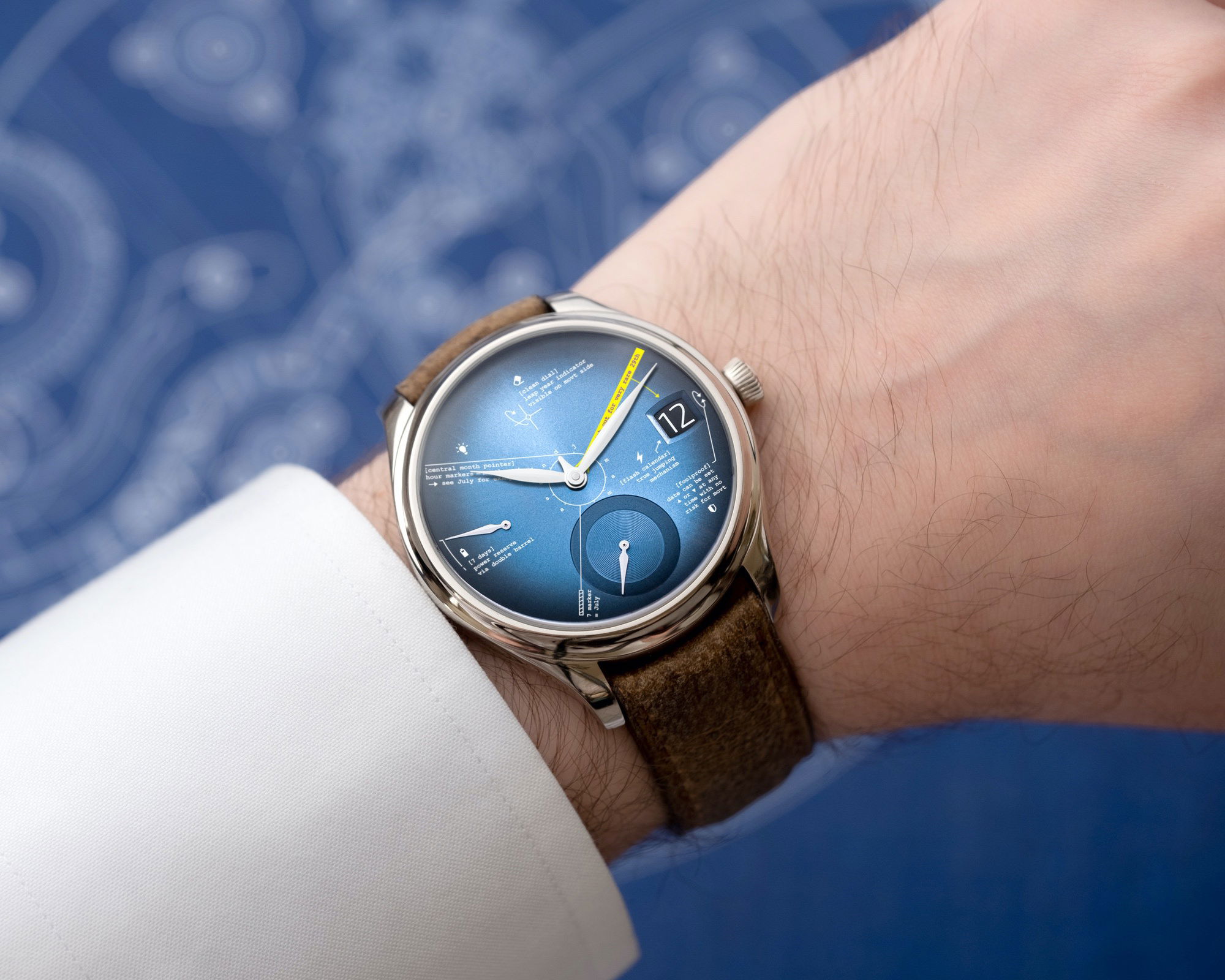 H. Moser & Cie Endeavour Perpetual Calendar Tutorial - View 3