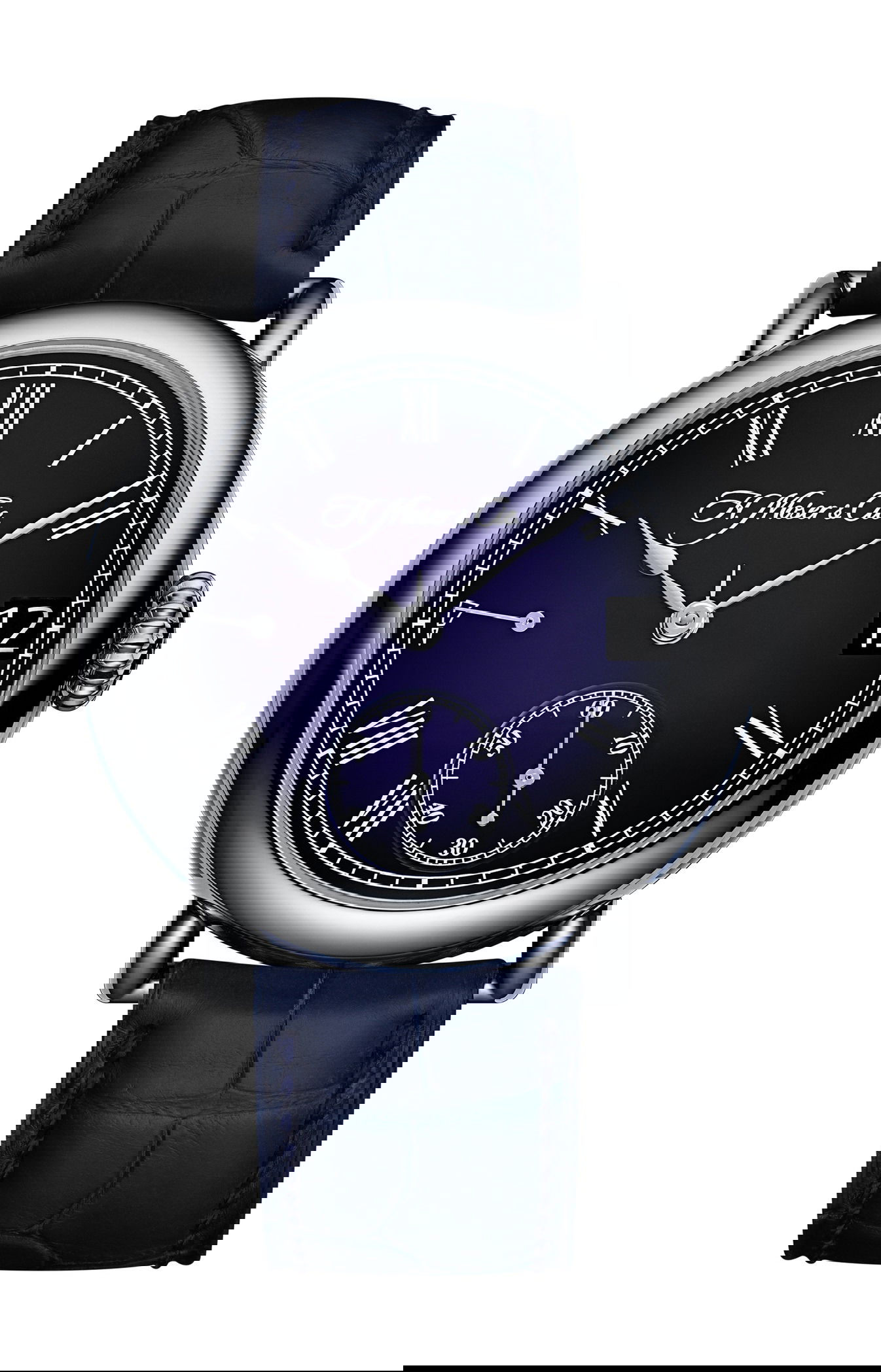 H. Moser & Cie Heritage Perpetual Calendar Midnight Blue Enamel watch