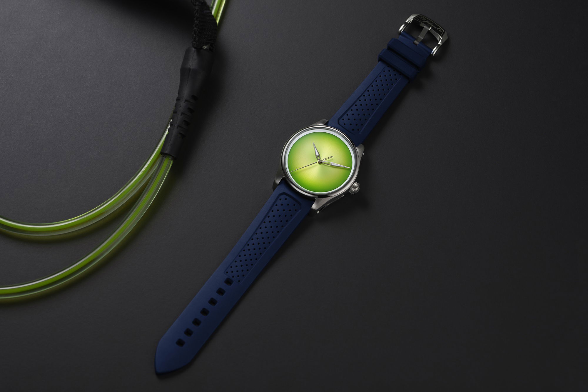 H. Moser & Cie Pioneer Centre Seconds Concept Citrus Green - View 3