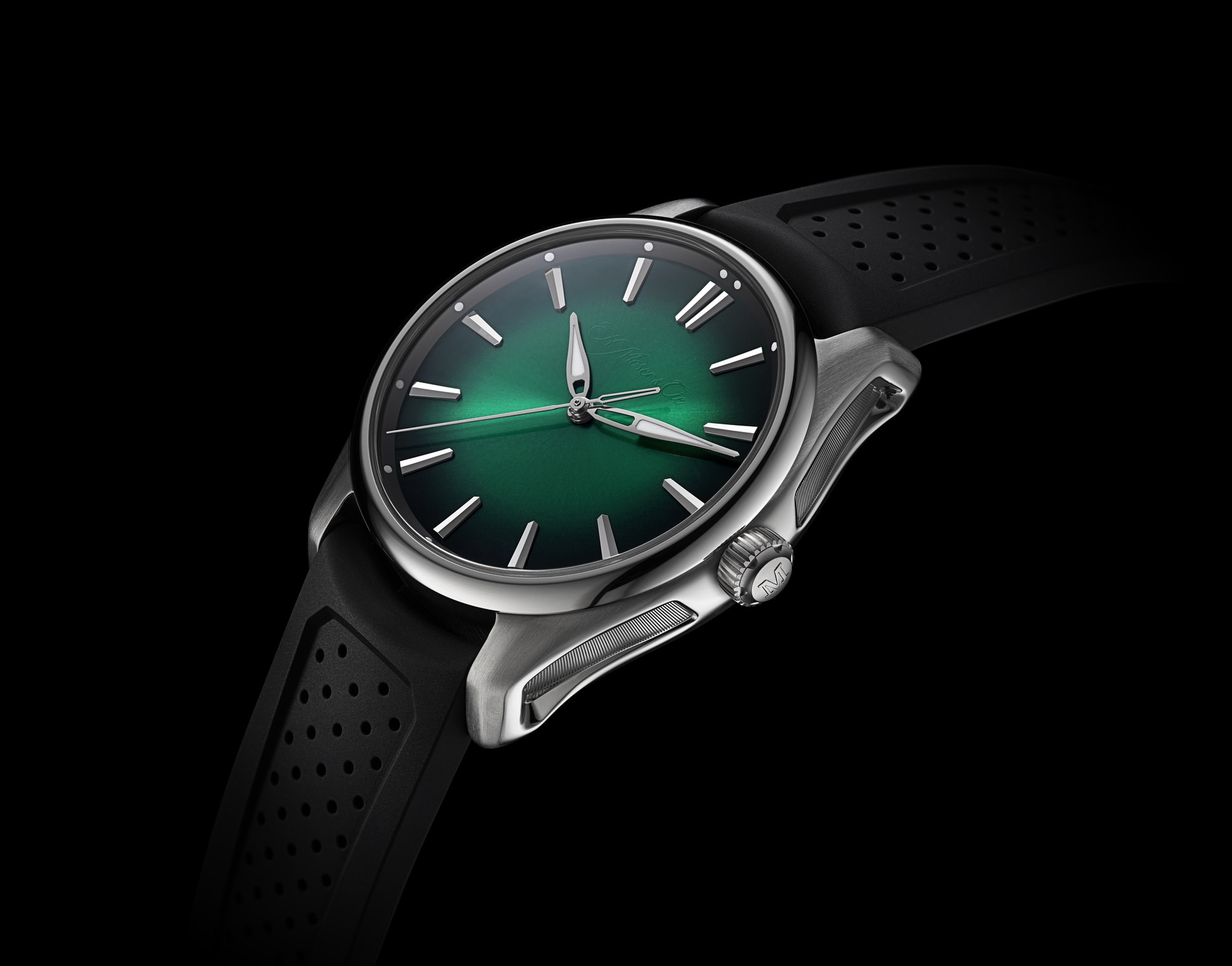 H. Moser & Cie Pioneer Centre Seconds Cosmic Green - View 2