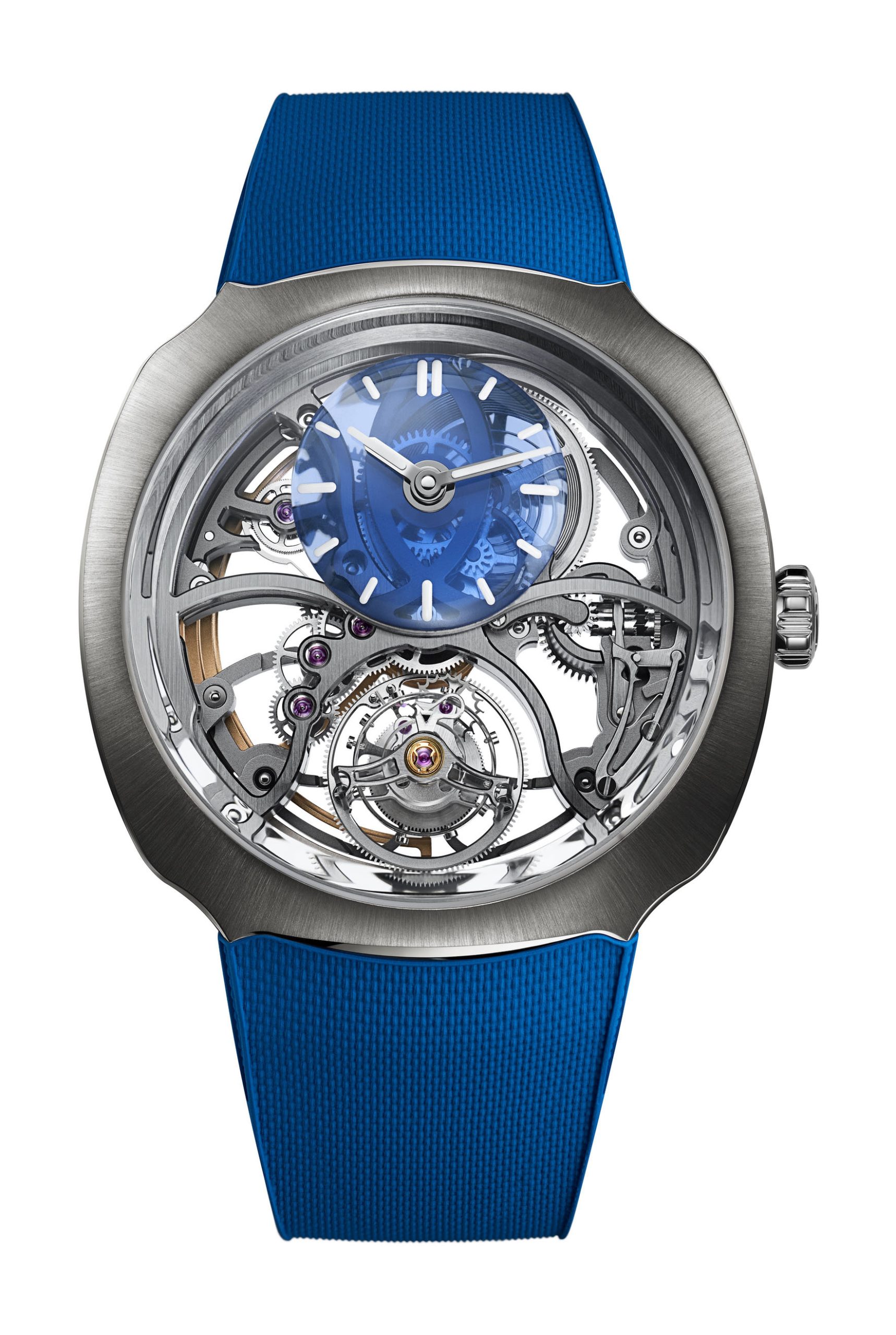 H. Moser & Cie Streamliner Cylindrical Tourbillon Skeleton Alpine Limited Edition watch