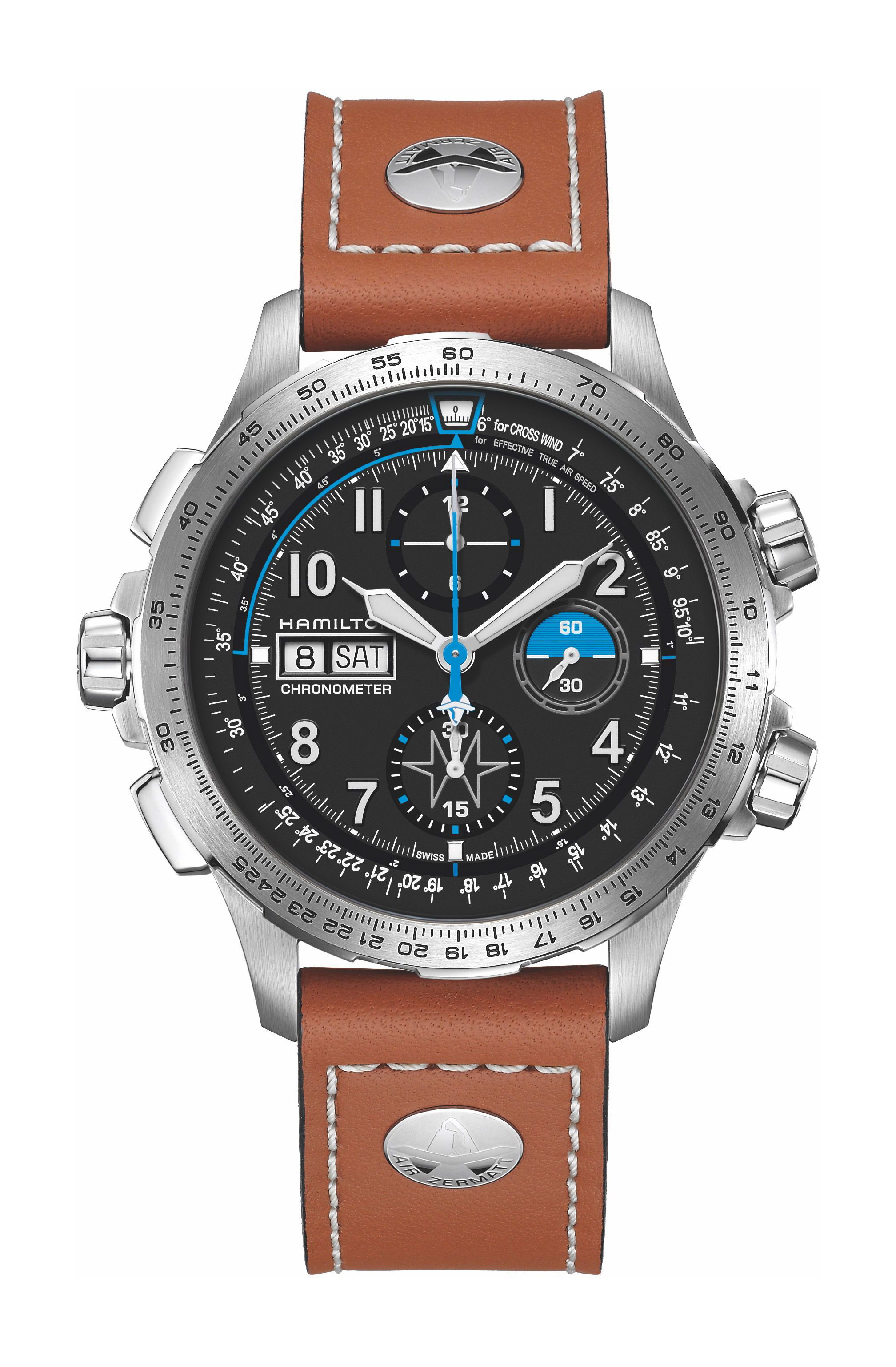Hamilton Khaki Aviation Khaki X Wind Air Zermatt Auto Chrono watch