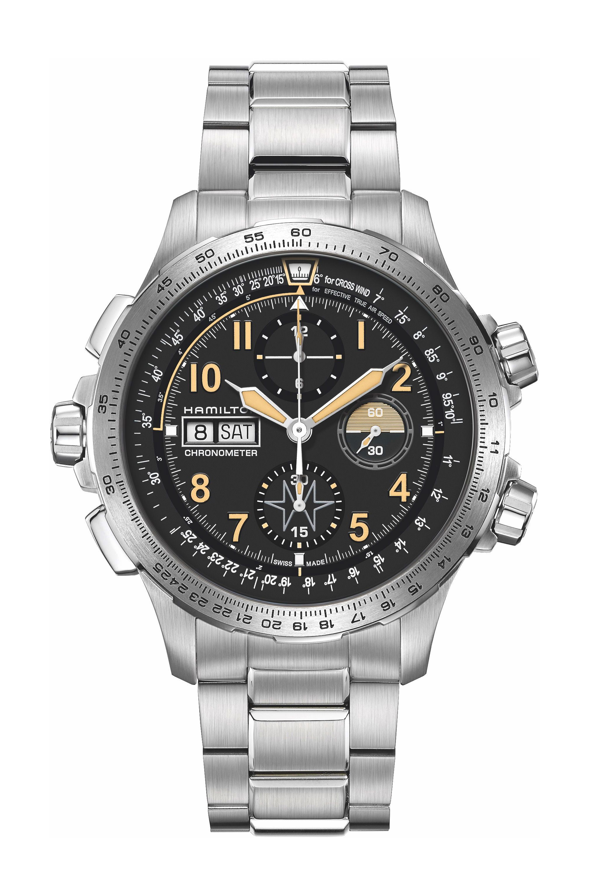 Hamilton Khaki Aviation Khaki X Wind Day Date Auto Chrono watch