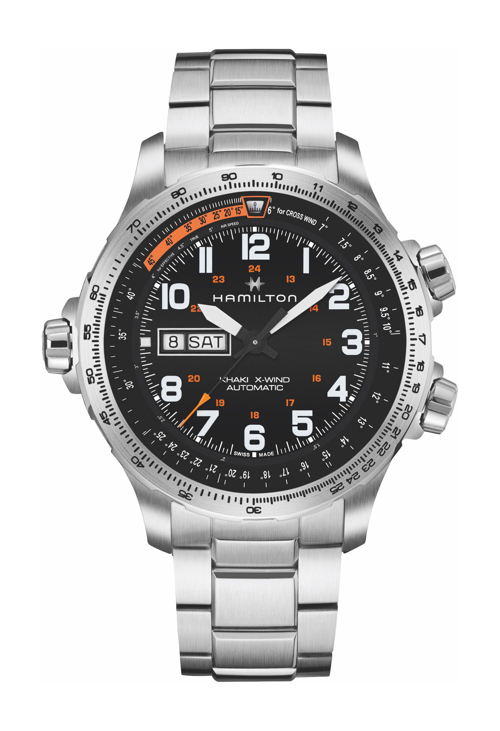 Hamilton Khaki Aviation X-Wind Day Date 45mm watch