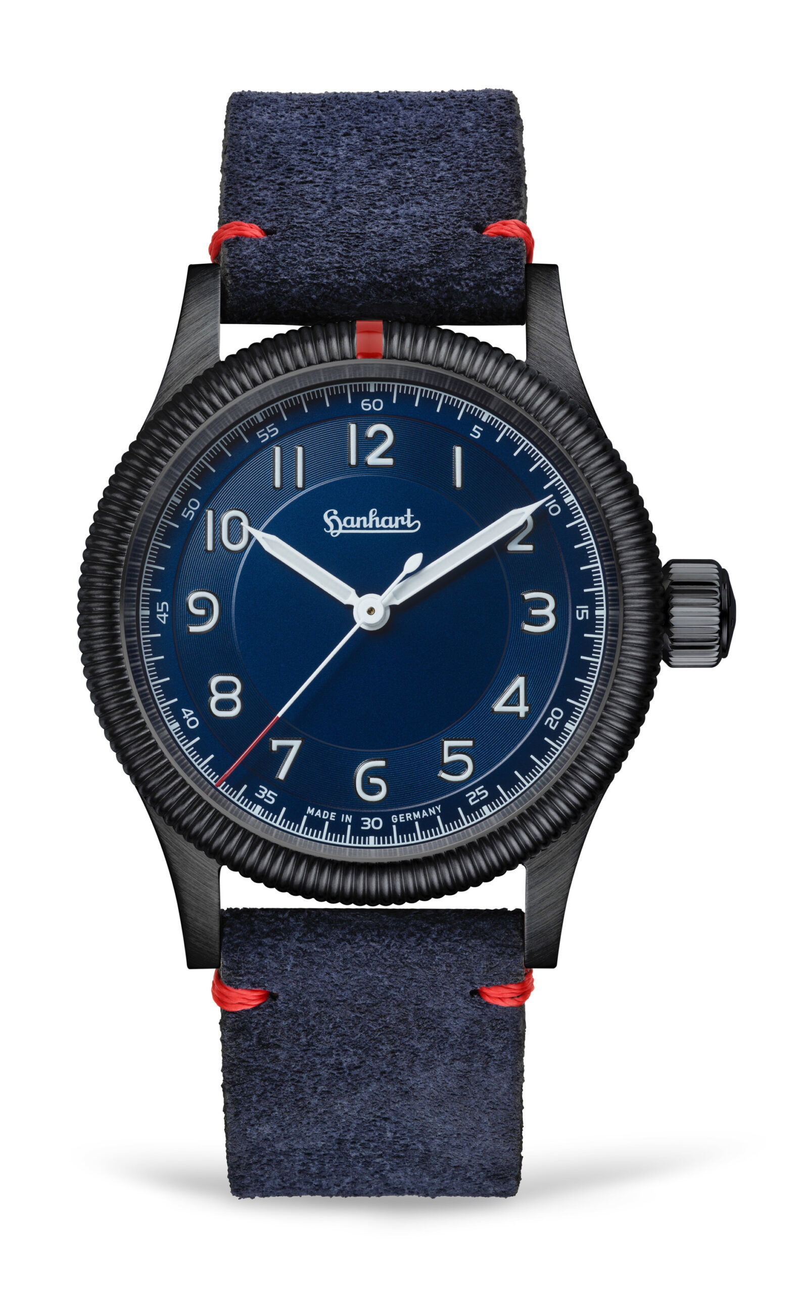 Hanhart Pioneer Flieger One NightBlue watch