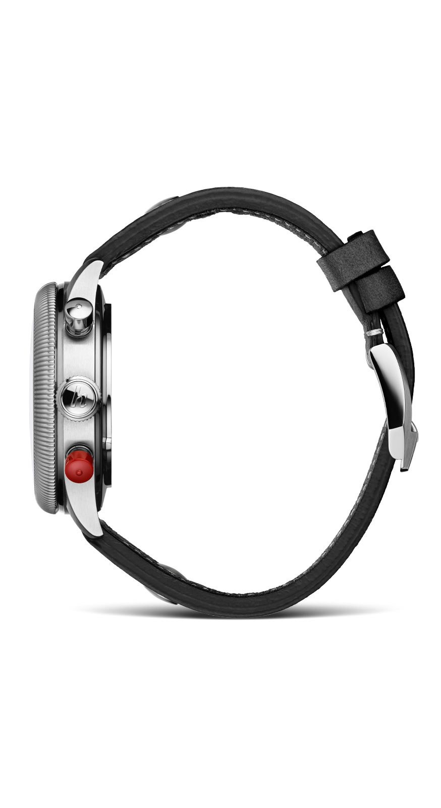 Hanhart PIONEER TwinDicator Off-White, Fluted Bezel - View 2