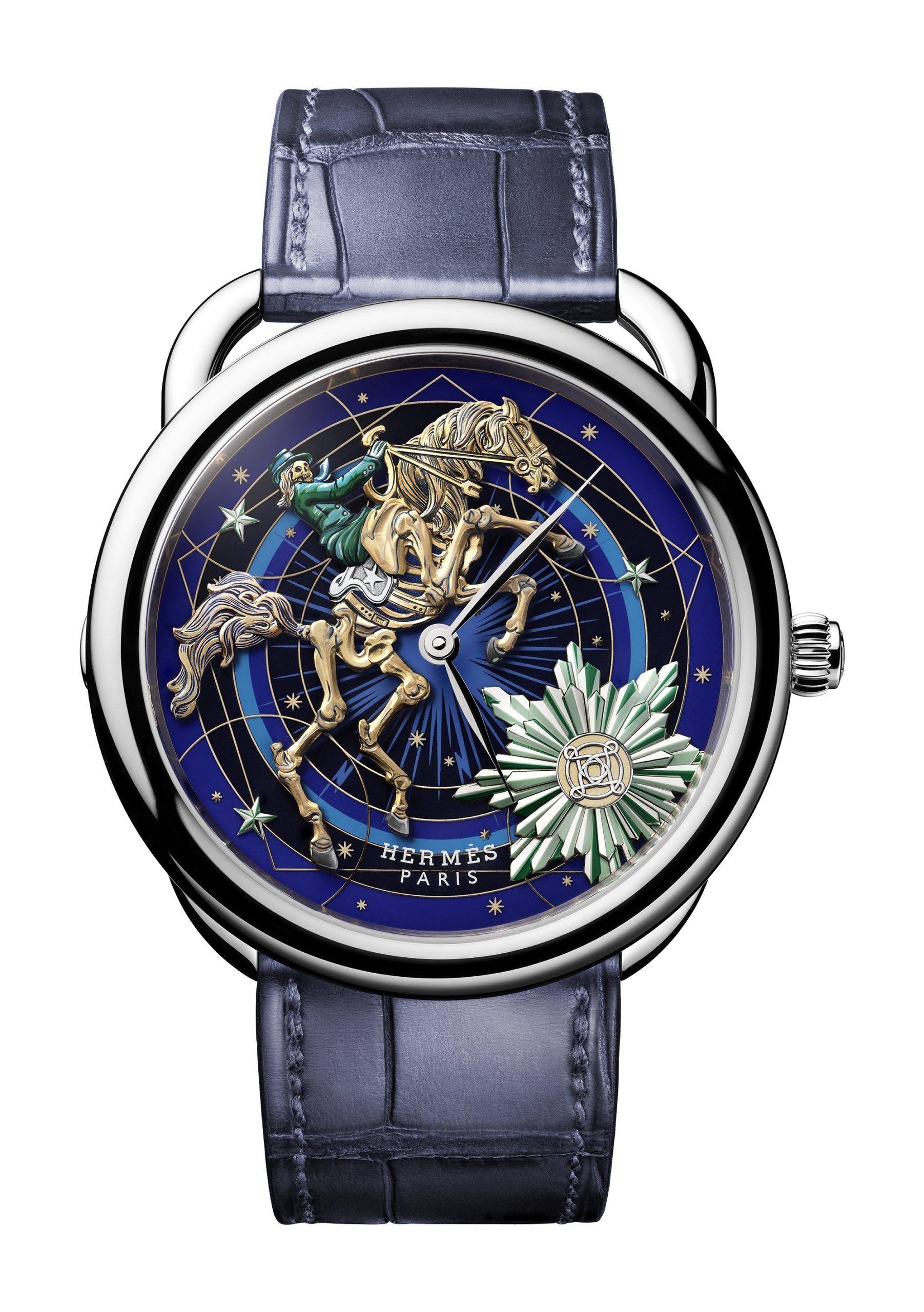 Hermès Arceau Chorus Stellarum Blue watch